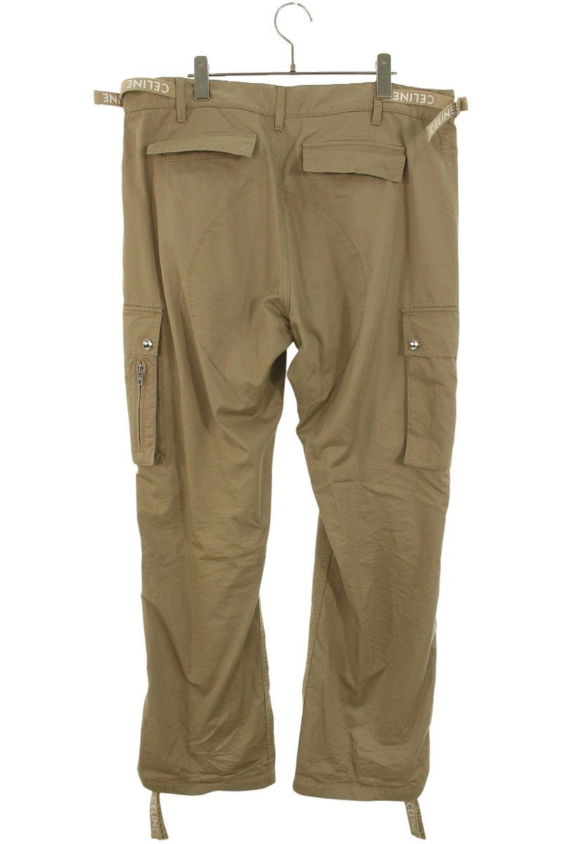 セリーヌ サイズ:54  2Z603219I コットンリネンカーゴロングパンツ 中古 SB01 セリーヌ 2Z603219I コットンリネンカーゴロングパンツ メンズ 54 ※12