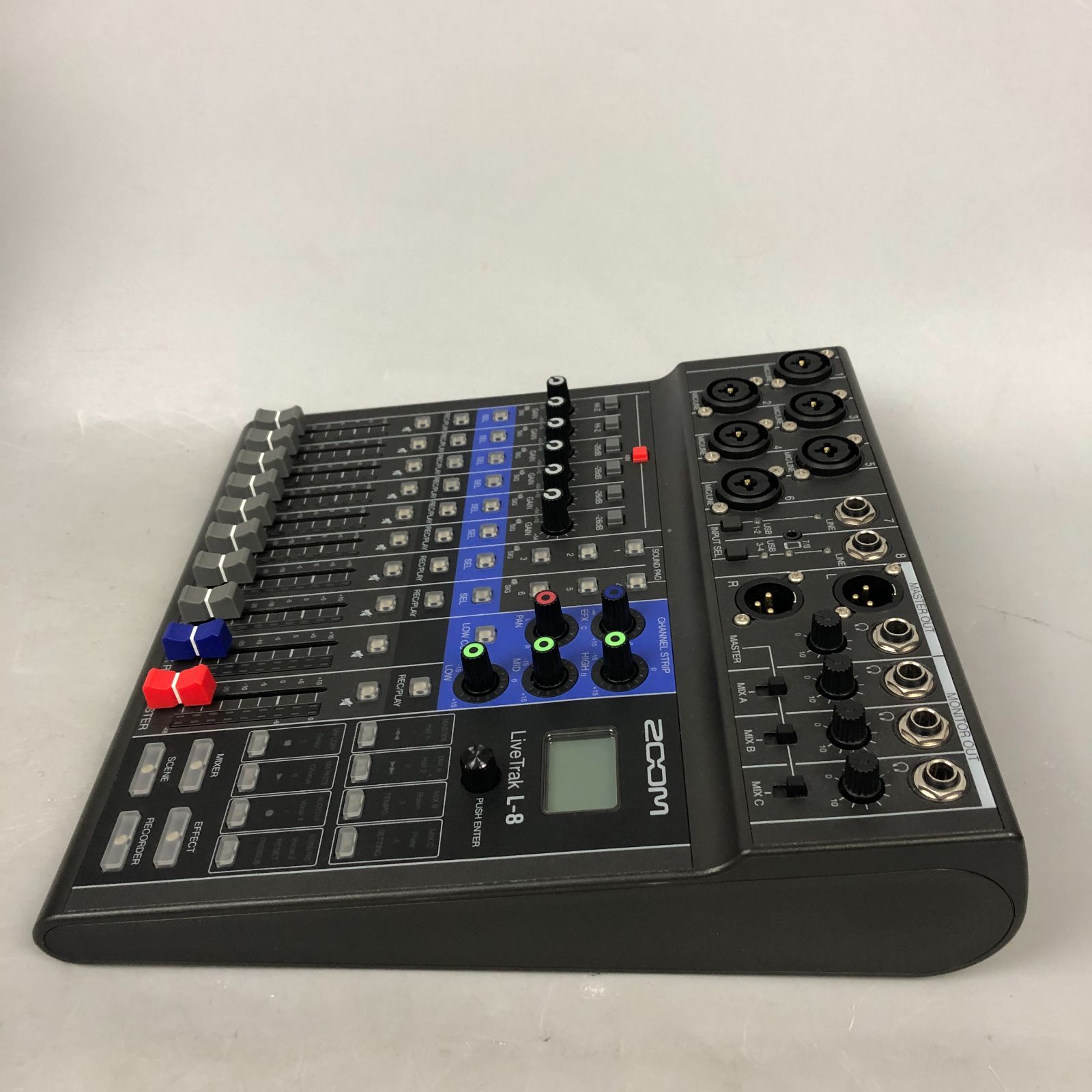 ZOOM LiveTrak L-8 8-Track Live Mixer + Recorder A9CNH423002 f146