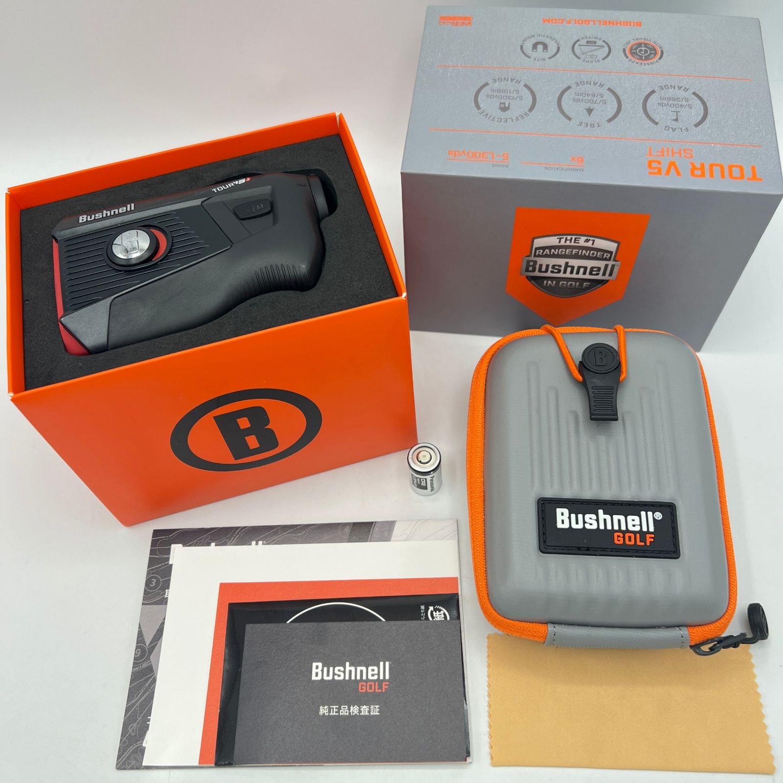 【値下げ】BushnellピンシーカーツアーV5シフトジョルトレーザー距離計 ブッシュネル Bushnell ツアーV5 シフトジョルト ゴルフ用レーザー距離計
