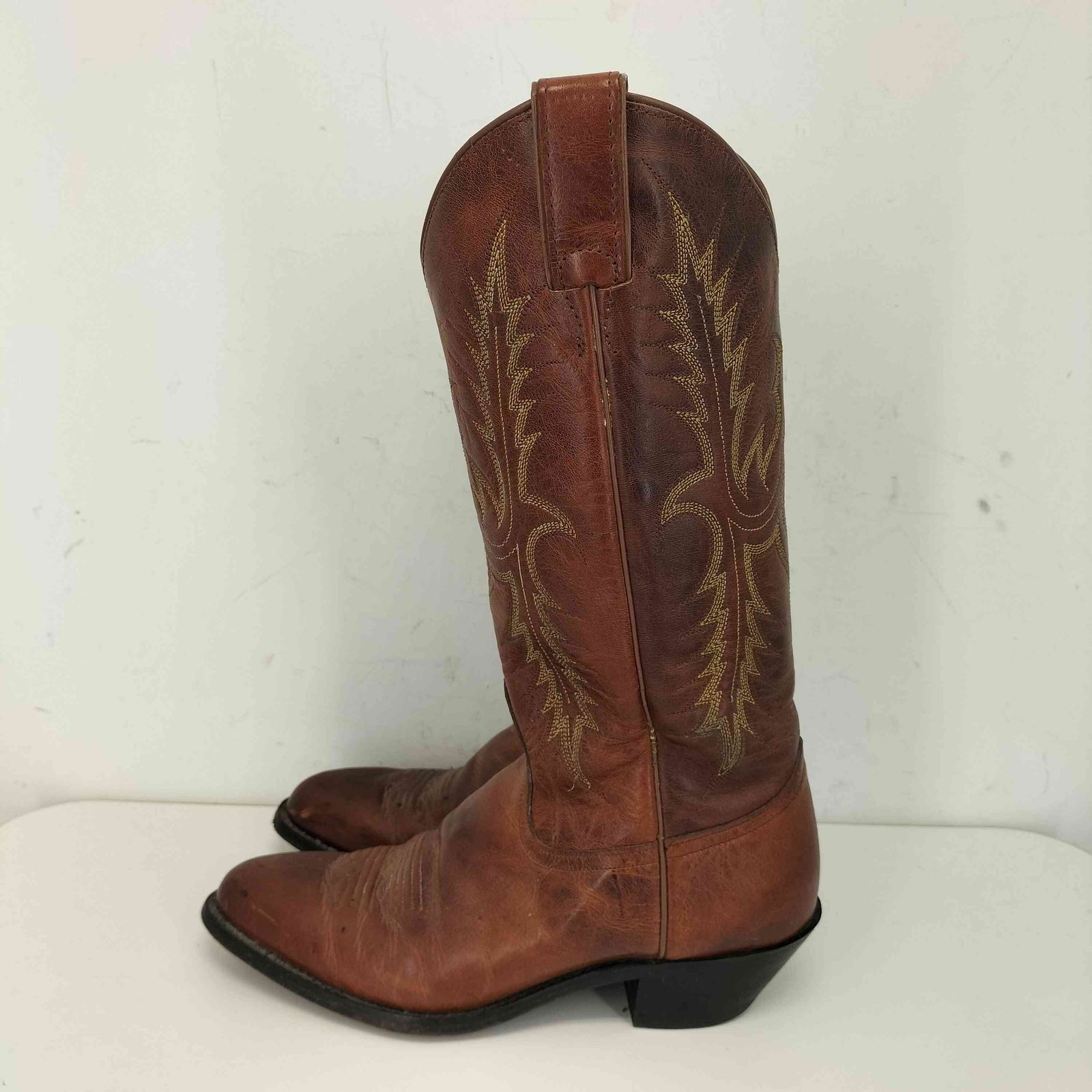 ⭐️良品⭐️トニーラマ　ウエスタンブーツ　6255 刺繍　レザー トニーラマ TONY LAMA 刺繍 ウエスタンブーツ レディース 30 - メルカリ