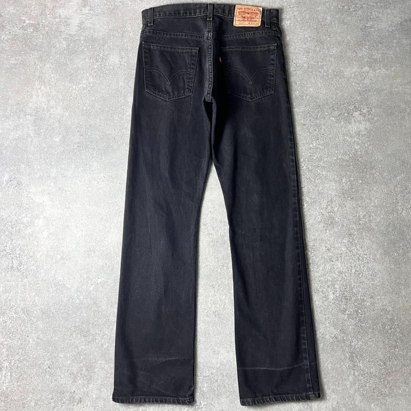 00s Levis 517 フレア ブラック デニム パンツ 32 34 / 00年代