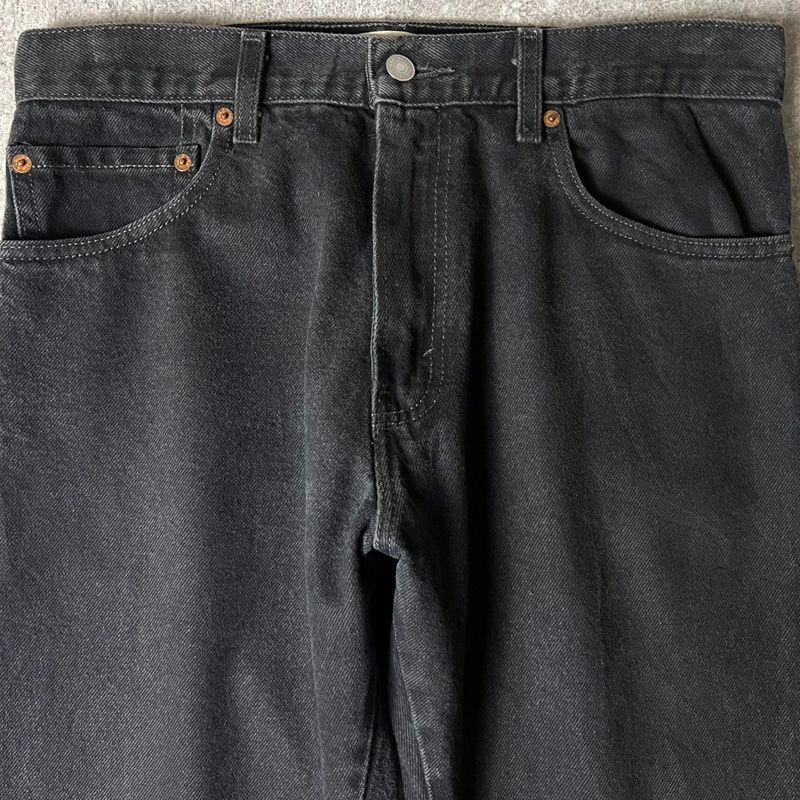 00s Levis 517 フレア ブラック デニム パンツ 32 34 / 00年代