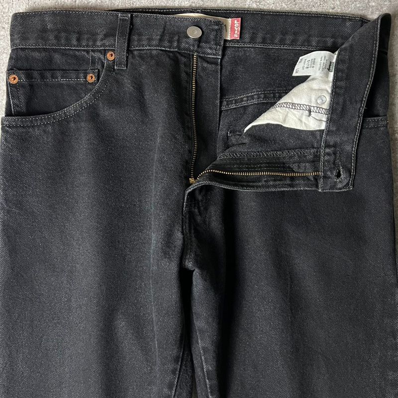00s Levis 517 フレア ブラック デニム パンツ 32 34 / 00年代