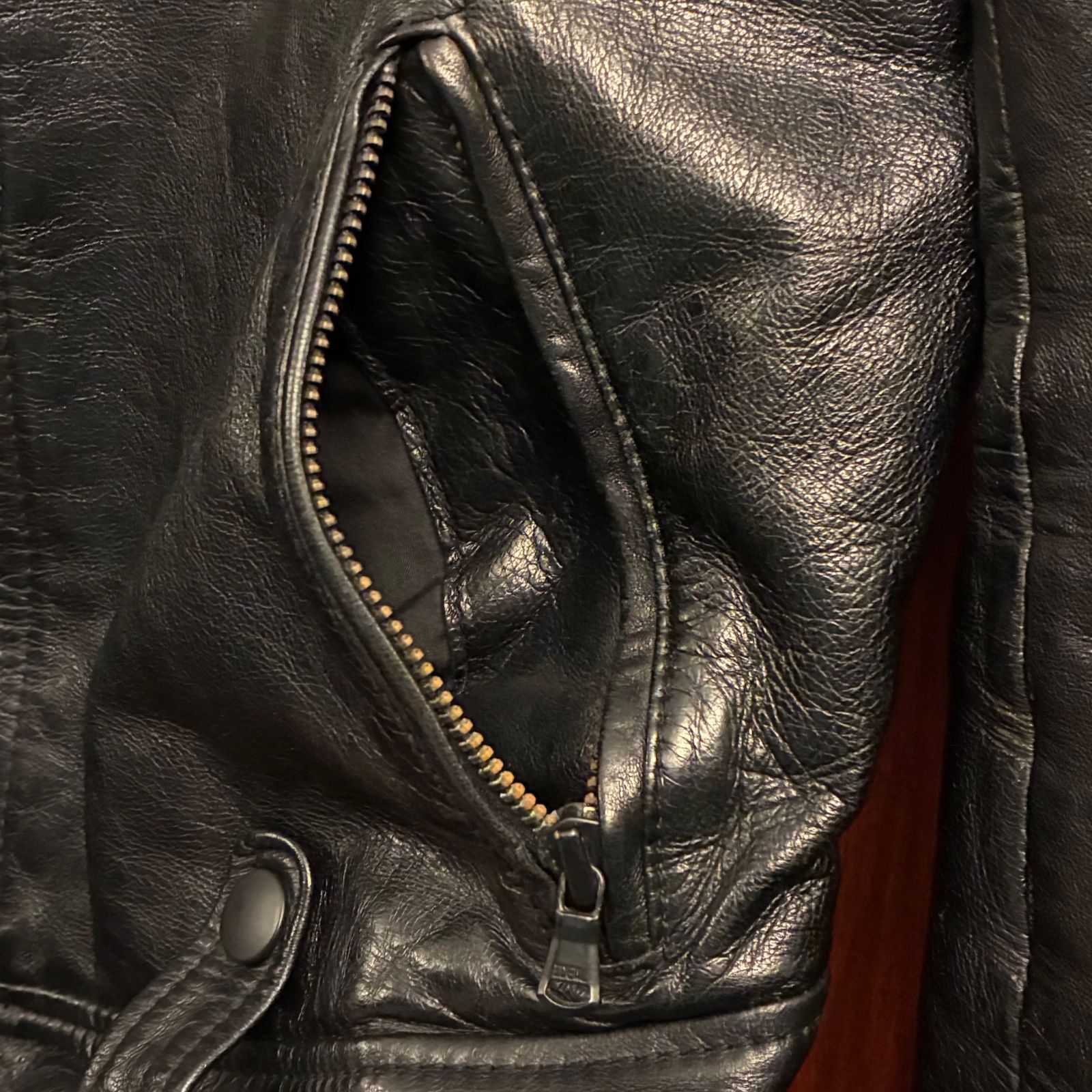 MADE IN KOREA製 The DUFFER of St. GEORGE 本革 ラムレザー シングル