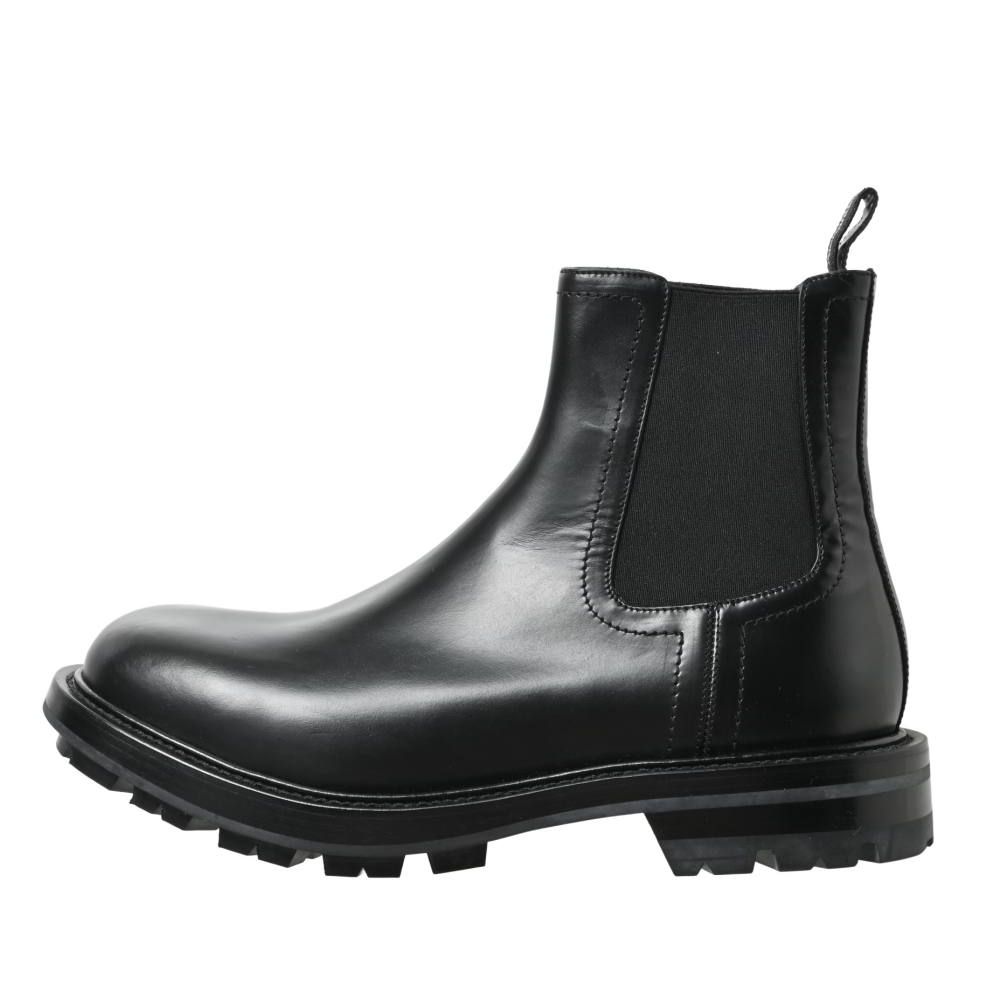 Alexander Mcqeen レザーブーツ Alexander McQueen レザー サイドゴア ブーツ - メルカリ