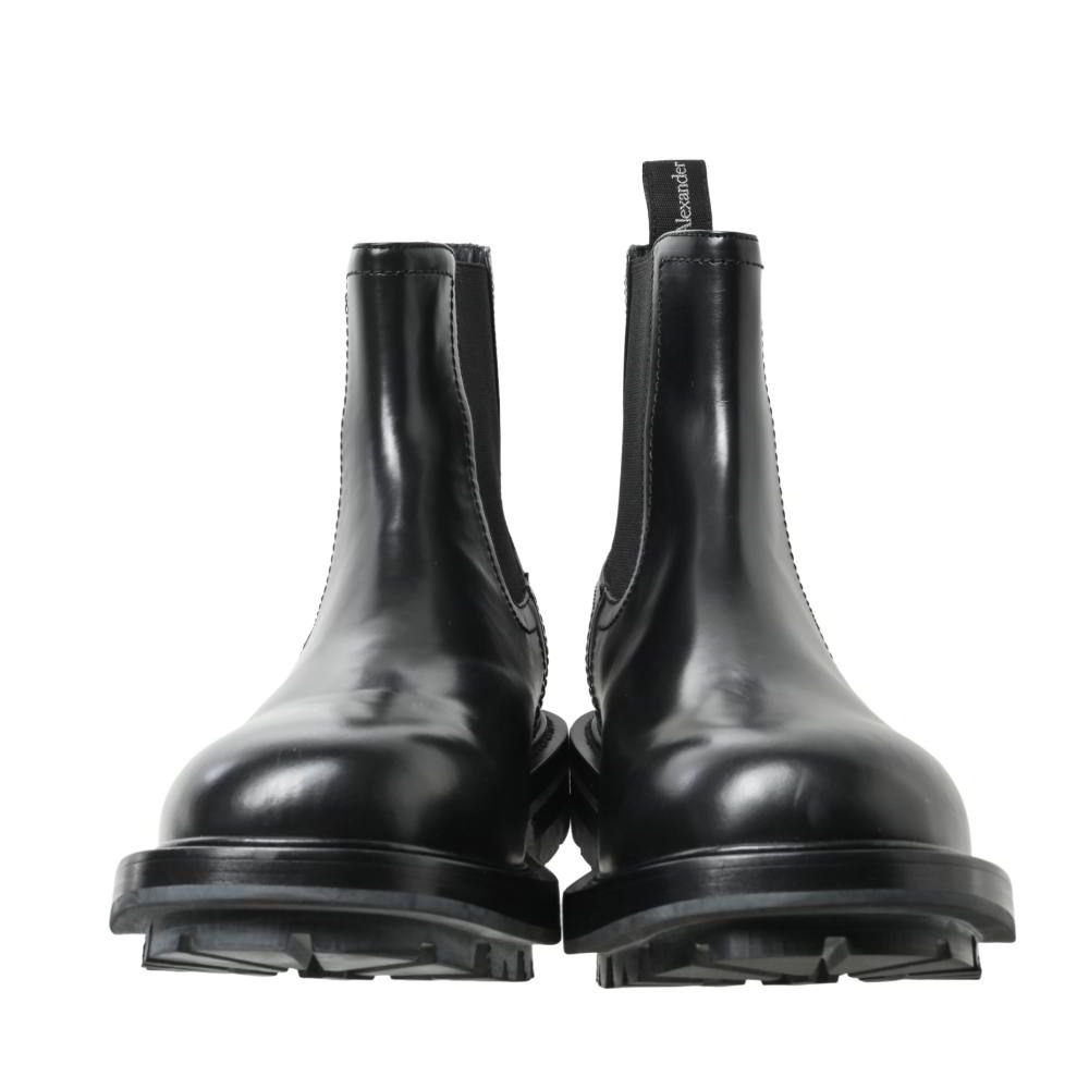 希少 新品未使用品 Alexander Mcqueenサイドゴアブーツ 35 Alexander McQueen レザー サイドゴア ブーツ - メルカリ