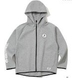 HORN GARMENT ホーンガーメント Palm Icon Scuba Knit Hoodie | H.GREY