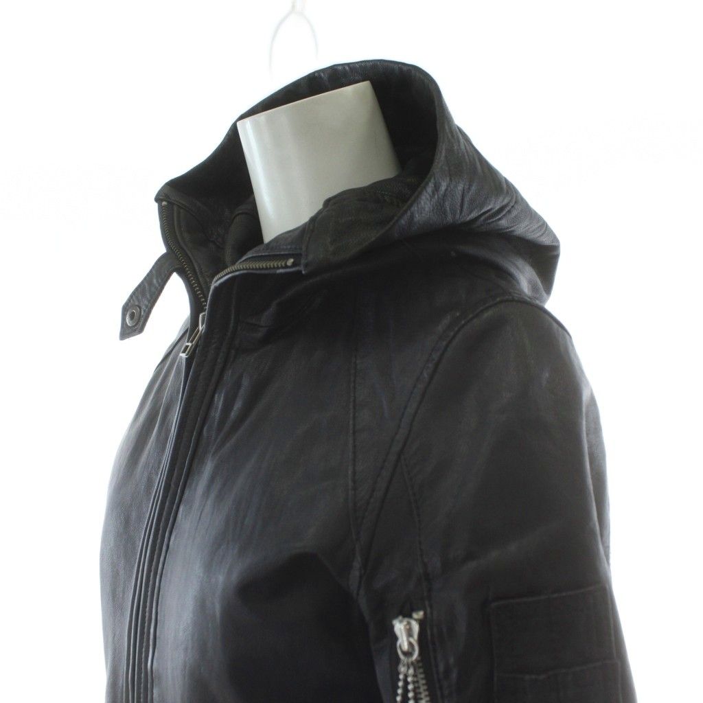 アヴィレックス AVIREX ライダースジャケット シングル フーディー