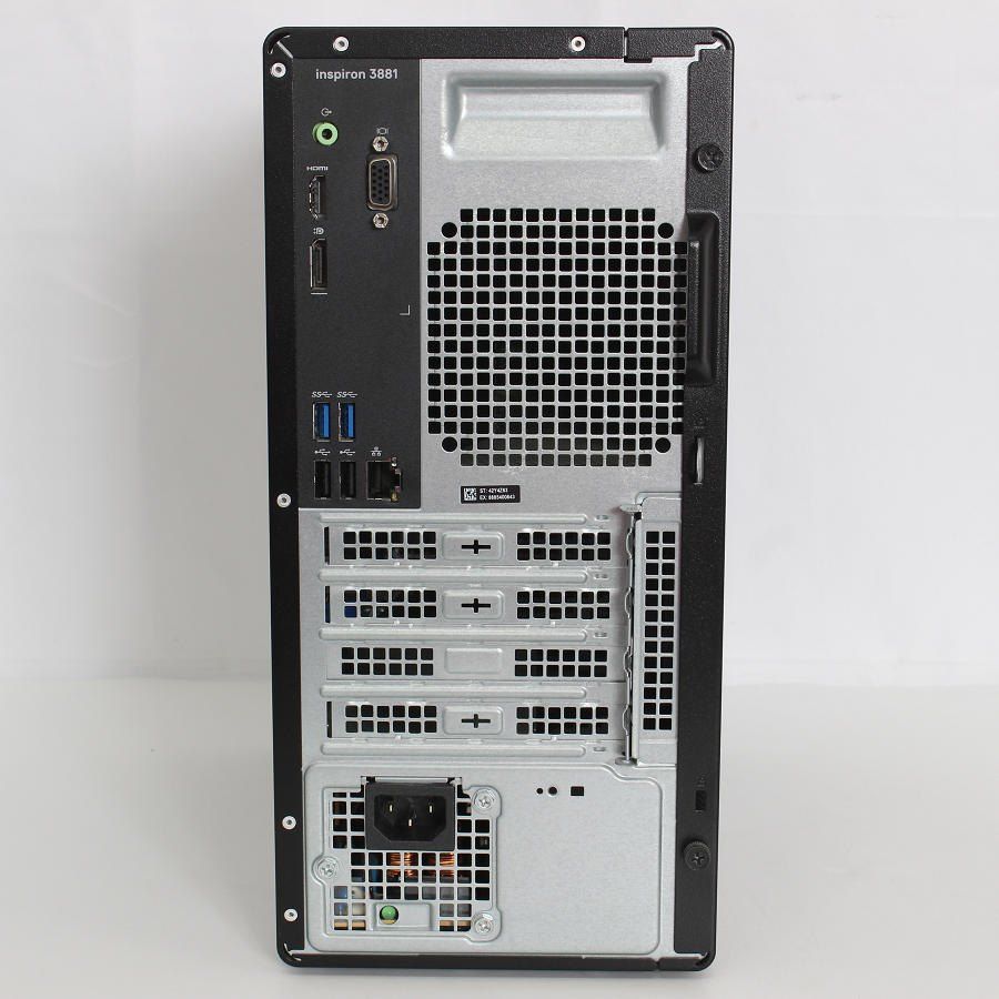 美品】Dell Inspiron 3881 ブラック Win10/Core i5-10400 RAM16GB