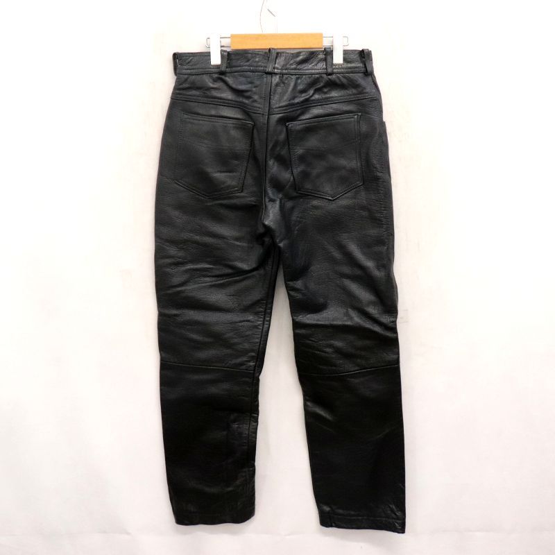 80s vintage レザー パンツ メンズ 表記34サイズ - メルカリ