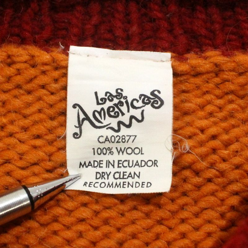 80s- エクアドル　ニット　ジャケット セーター 80s- エクアドル ニット ジャケット セーター