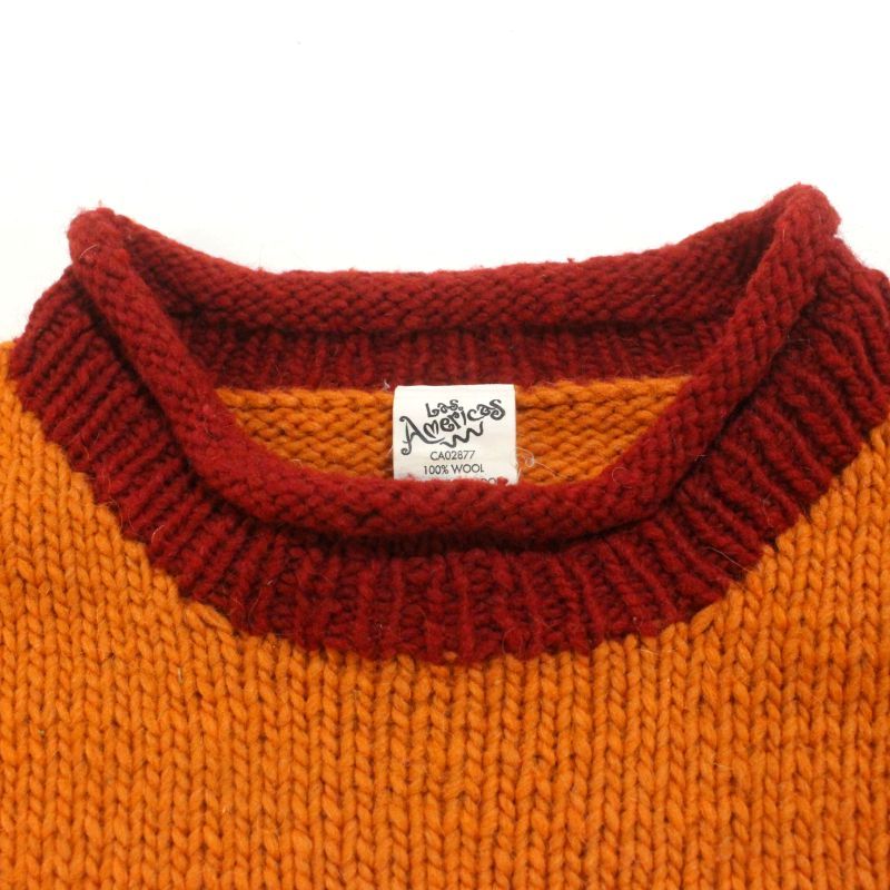 80s vintage エクアドル ウール ニットセーター メンズ - メルカリ