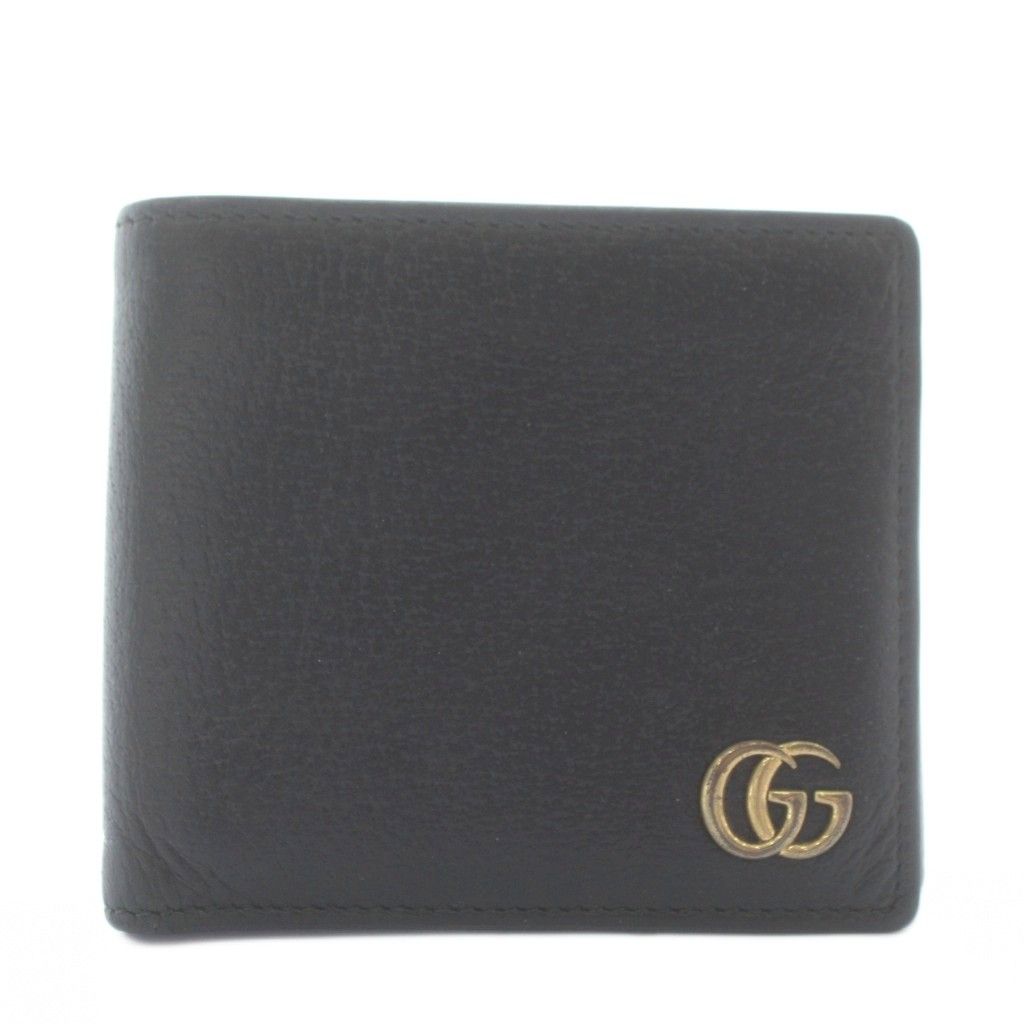 GUCCI グッチ　財布　GGマーモント 二つ折り　ゴールド金具　箱付 GUCCI（グッチ） 並行輸入 2つ折り財布 GUCCI GGマーモント 782749