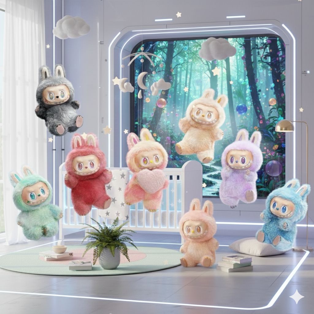 正規品 未開封】3ピース ポップマート ラブブ ぬいぐるみ Labubu 