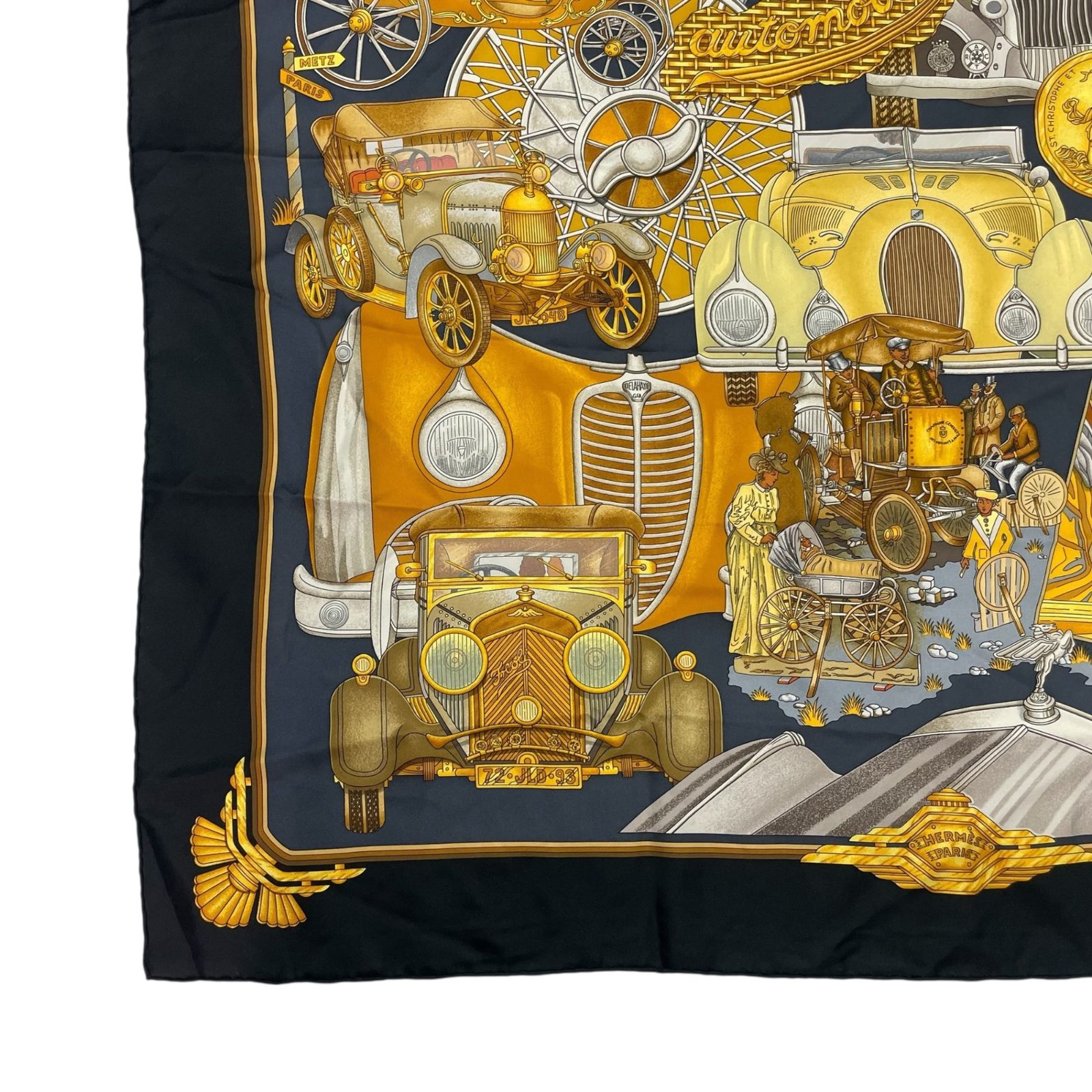 極美品 HERMES エルメス スカーフ カレ90 自動車の快適 Confort en