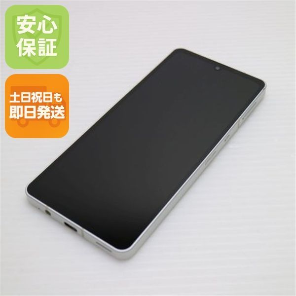 超美品 AQUOS sense6s SHG07 シルバー スマホ 白ロム 土日祝発送OK