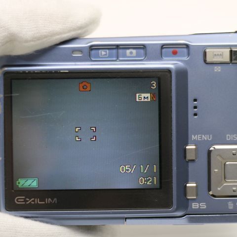 中古 EX-S600 ミストラルブルー 即日発送 CASIO EXILIM デジカメ 本体