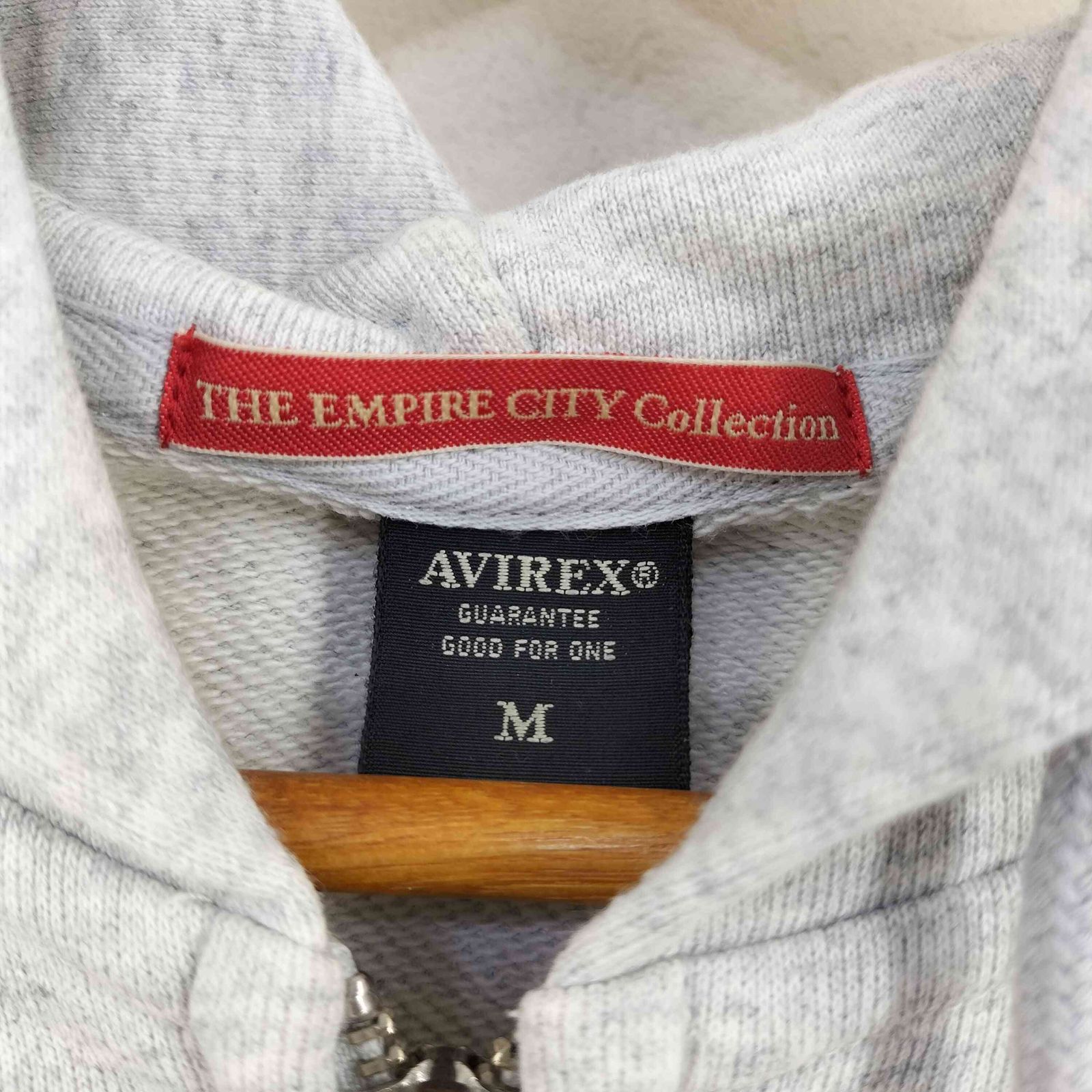 アヴィレックス AVIREX AIR NATIONAL GUARD PATCH ＆ PRINT ZIP PARKA