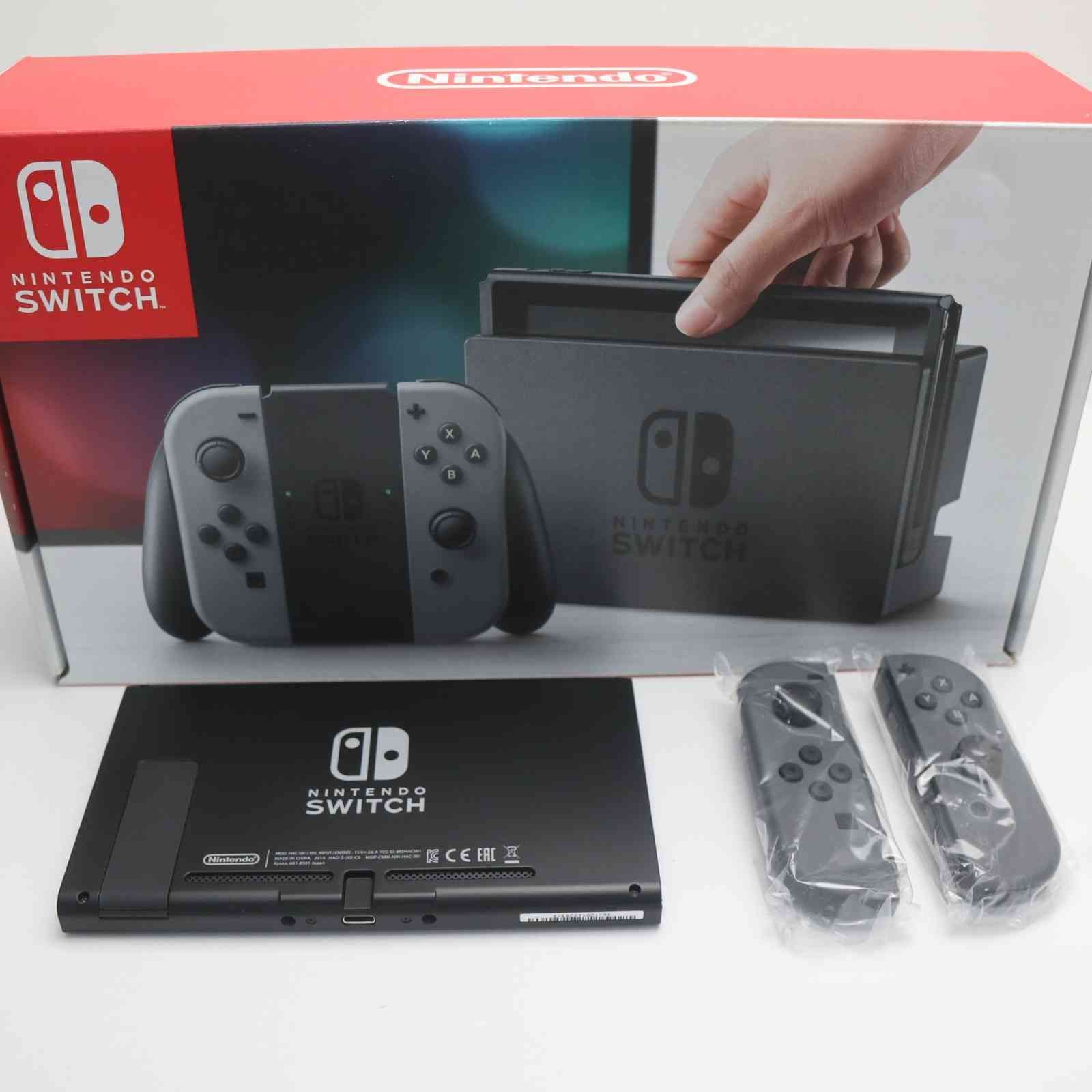 新品未使用 Nintendo Switch グレー 即日発送 土日祝発送OK 06000