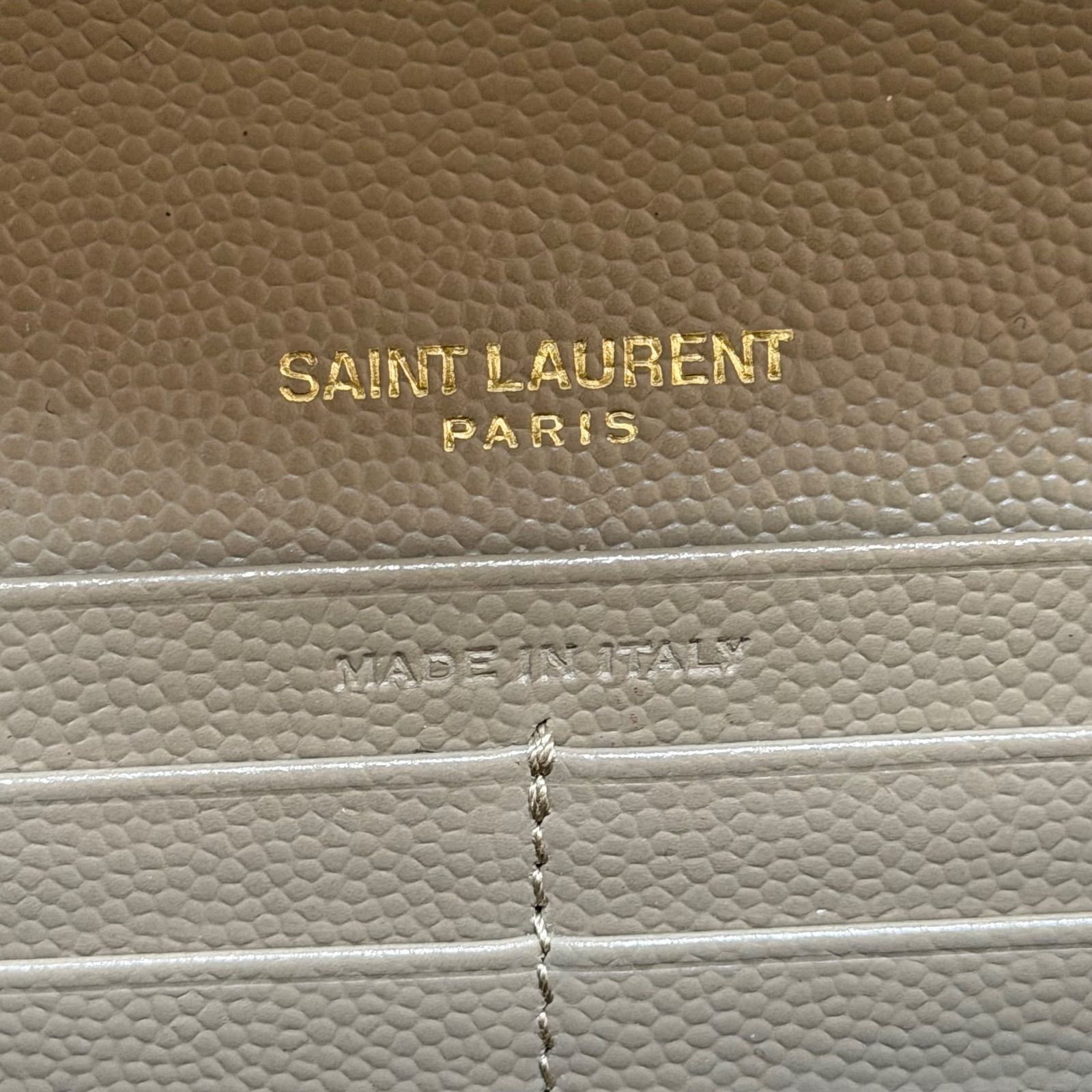 ☆【売り尽くし】SAINT LAURENT サンローラン 長財布 372264 レザー 