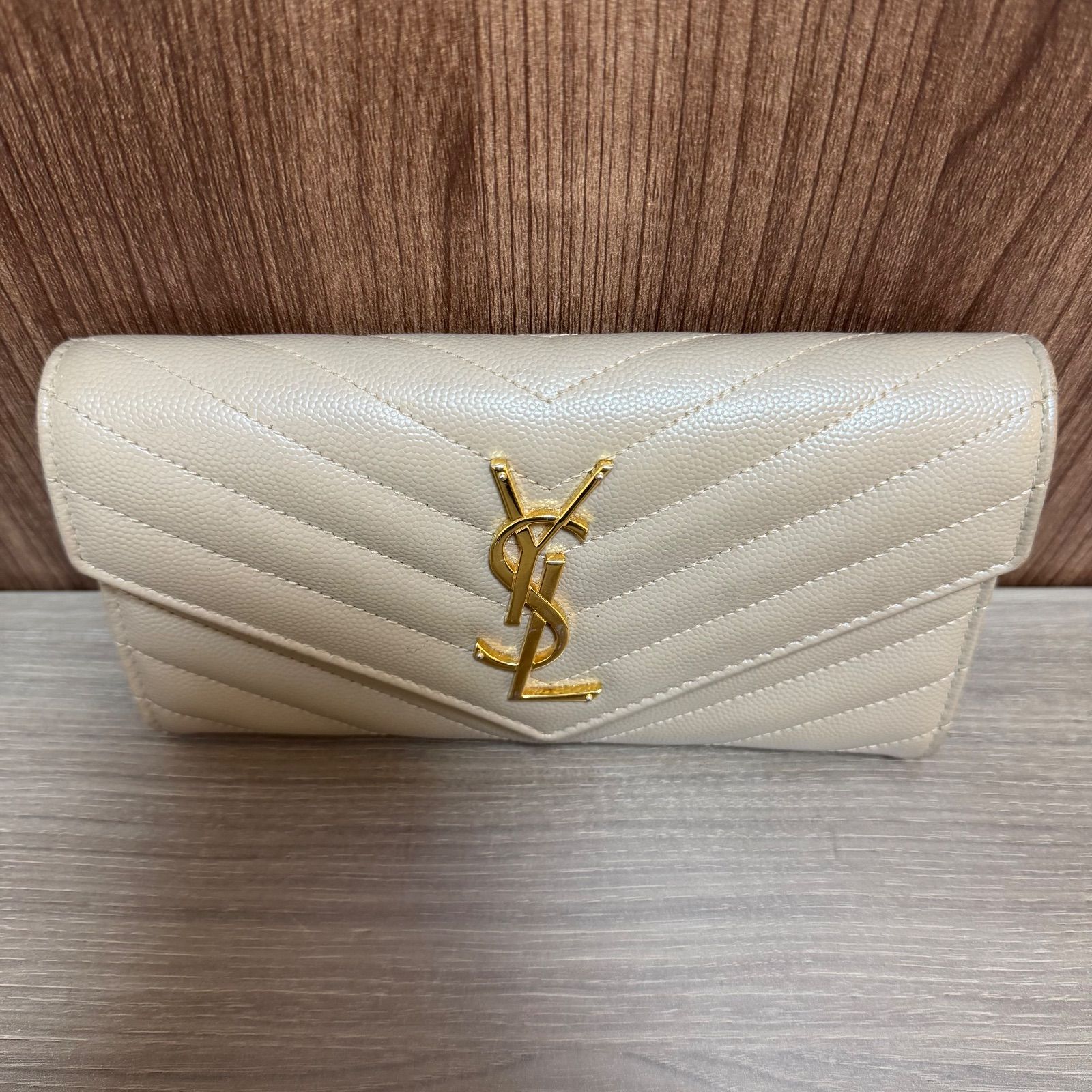 ☆【売り尽くし】SAINT LAURENT サンローラン 長財布 372264 レザー 