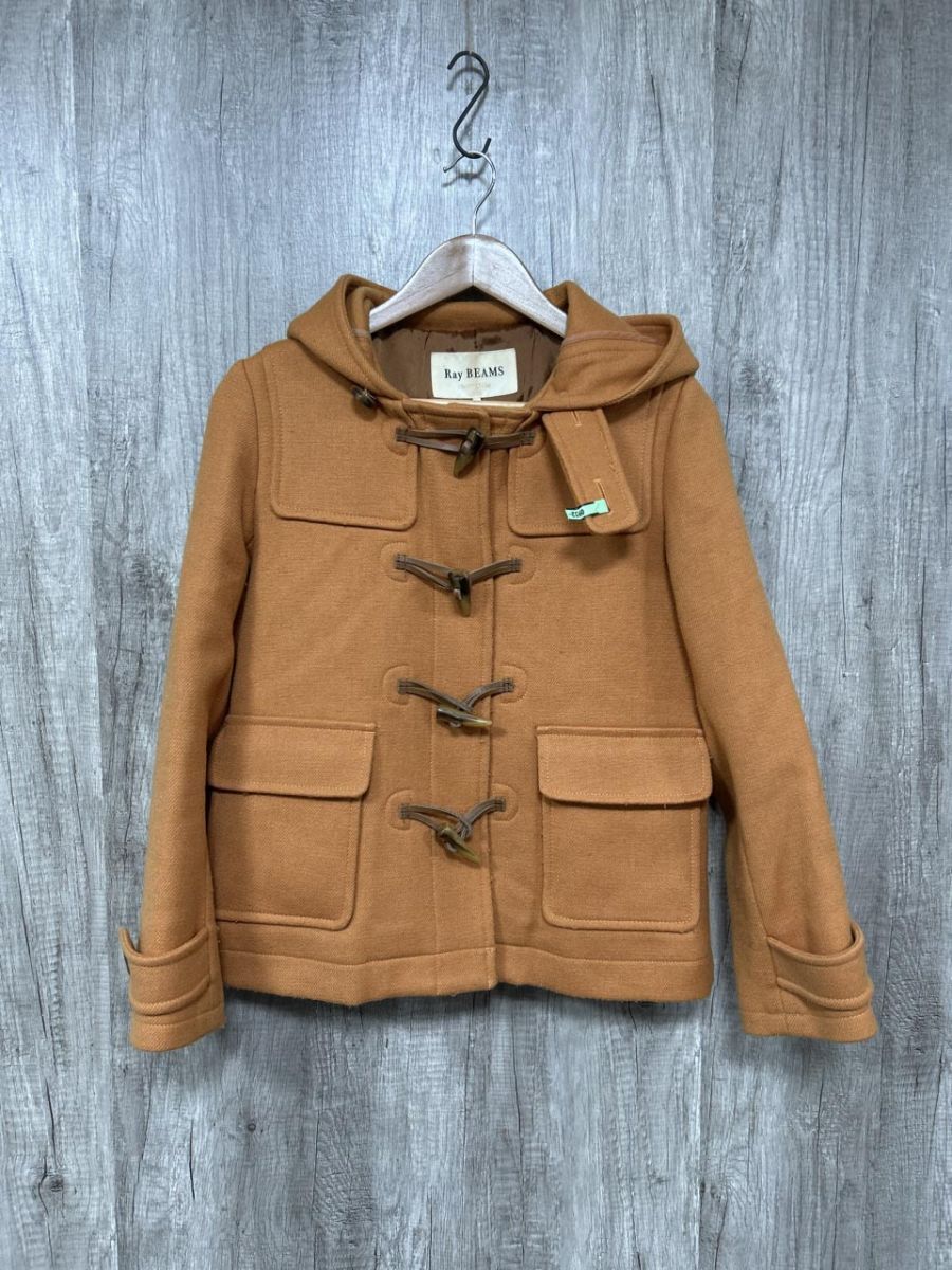 Ray BEAMS レイビームス メルトン ショート ダッフル コート size1