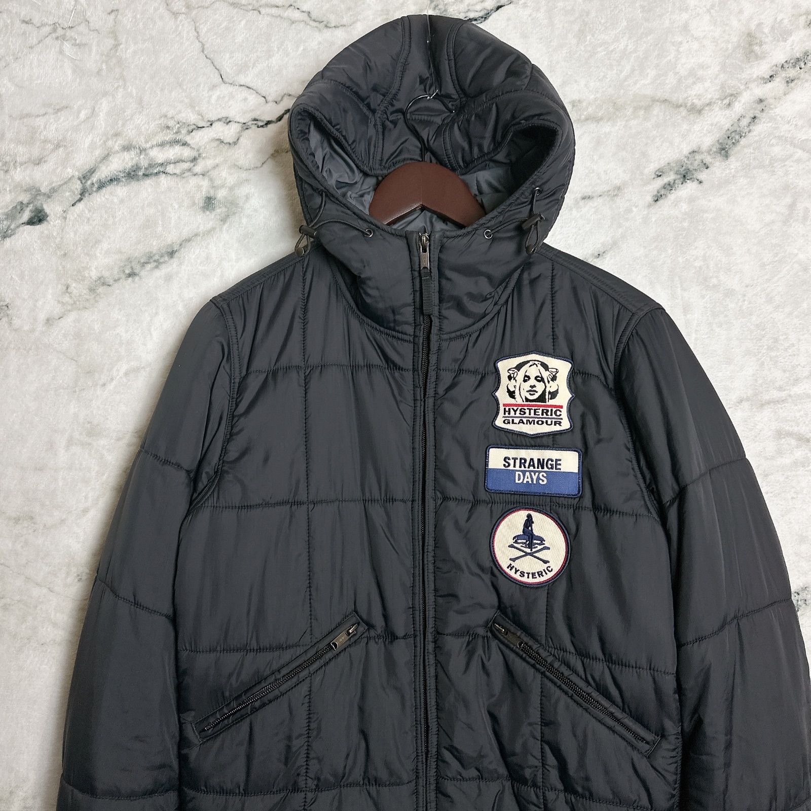 美品】HYSTERIC GLAMOUR プリマロフト 中綿ジャケット フード付き