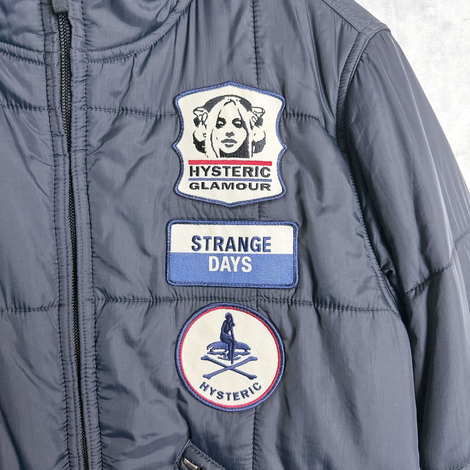 美品】HYSTERIC GLAMOUR プリマロフト 中綿ジャケット フード付き