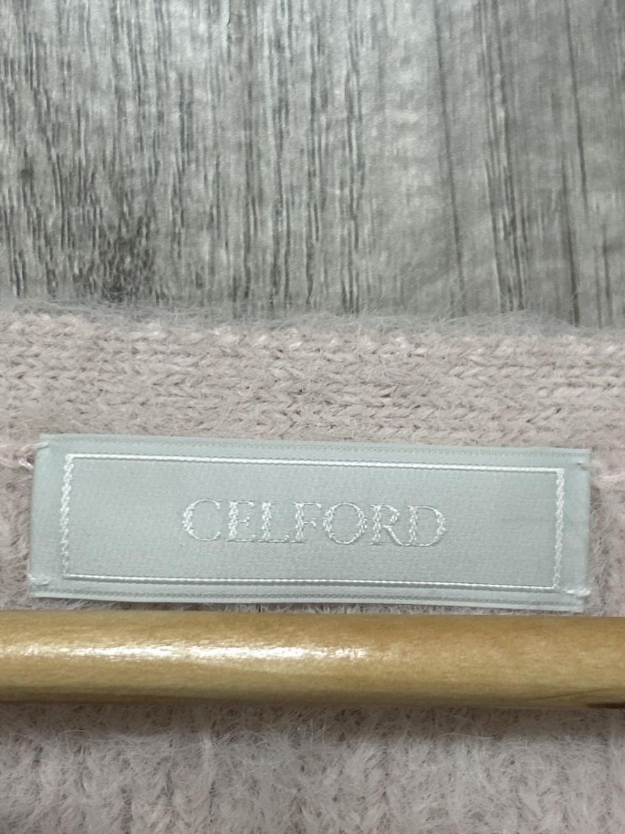 CELFORD セルフォード フェザーヤーンショートカーディガン