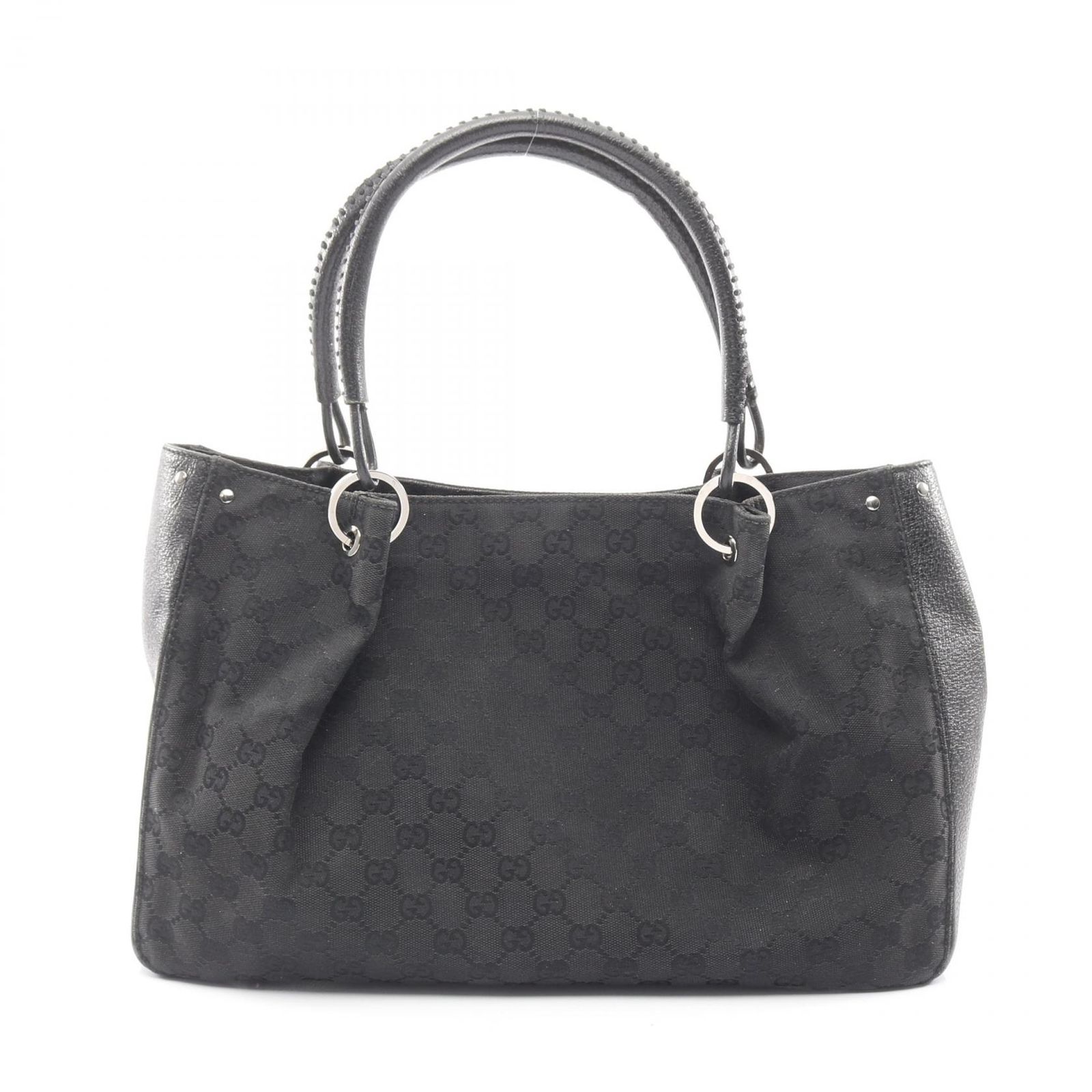 グッチ GUCCI トートバッグ GGキャンバス 115015 ブラック キャンバス