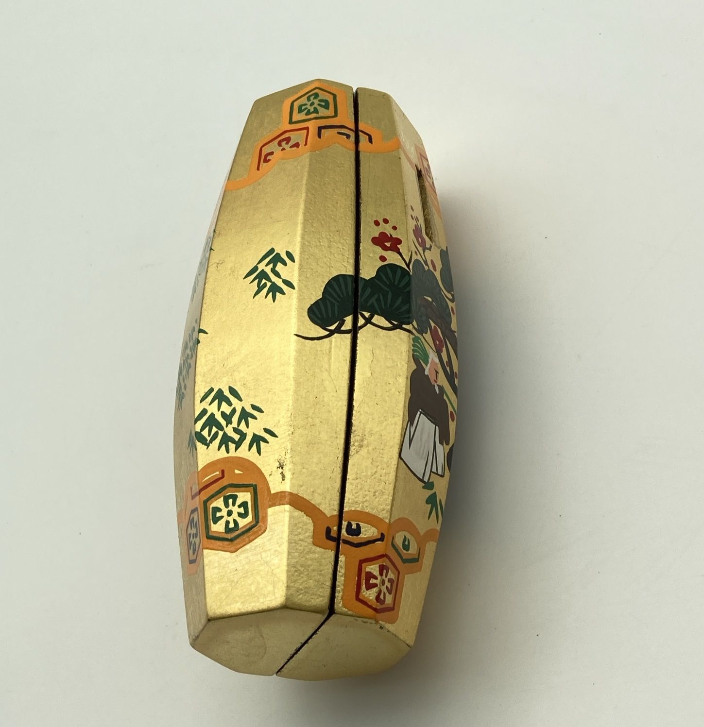 茶道具 ぶりぶり香合（こうごう） 智箱つき 中村湖彩作 美品！ 【公式