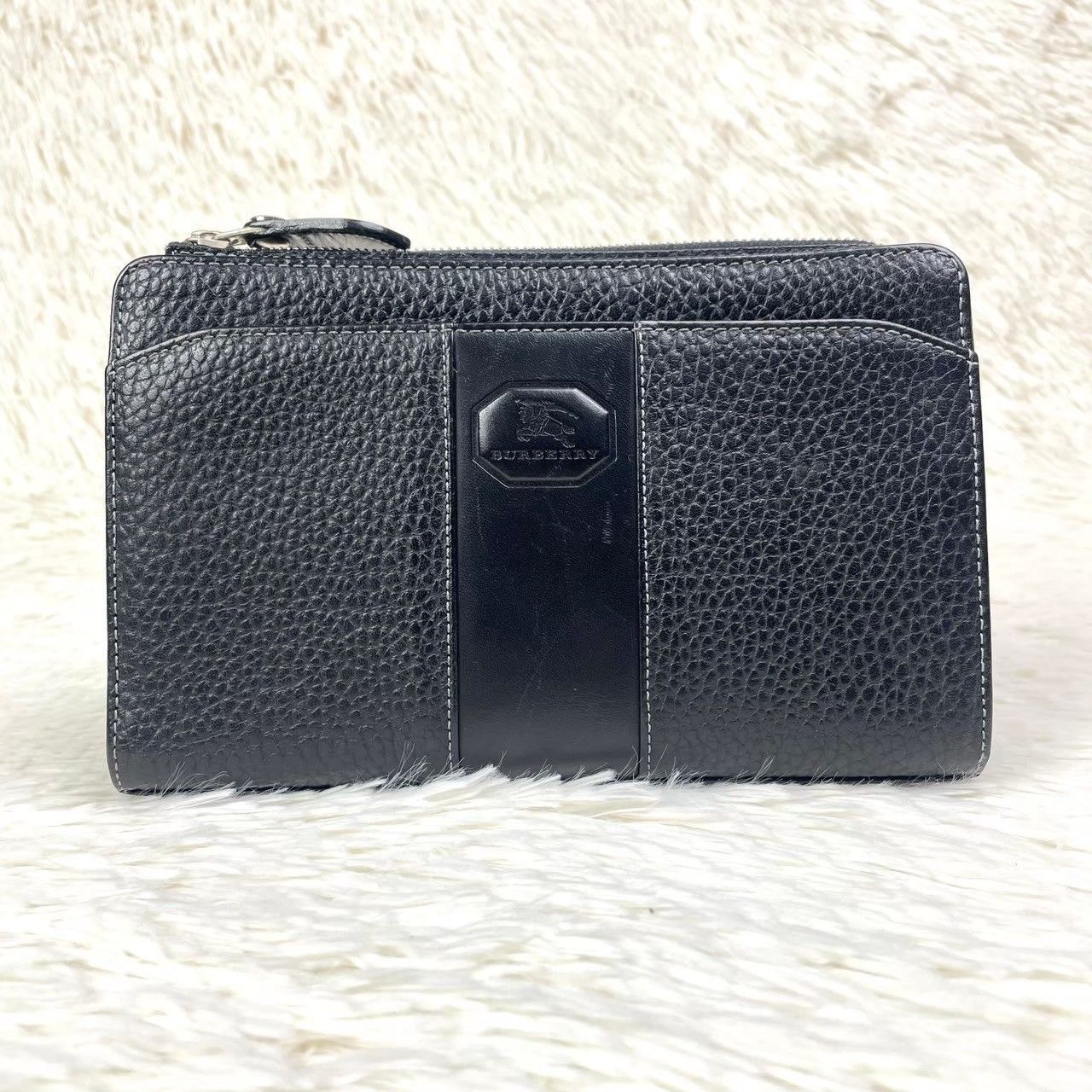 バーバリー クラッチバッグ 内側ノバチェック セカンドバッグ