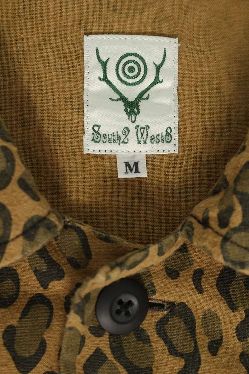サウス2ウェスト8 JO800 レオパード柄ハンティング長袖シャツ メンズ M