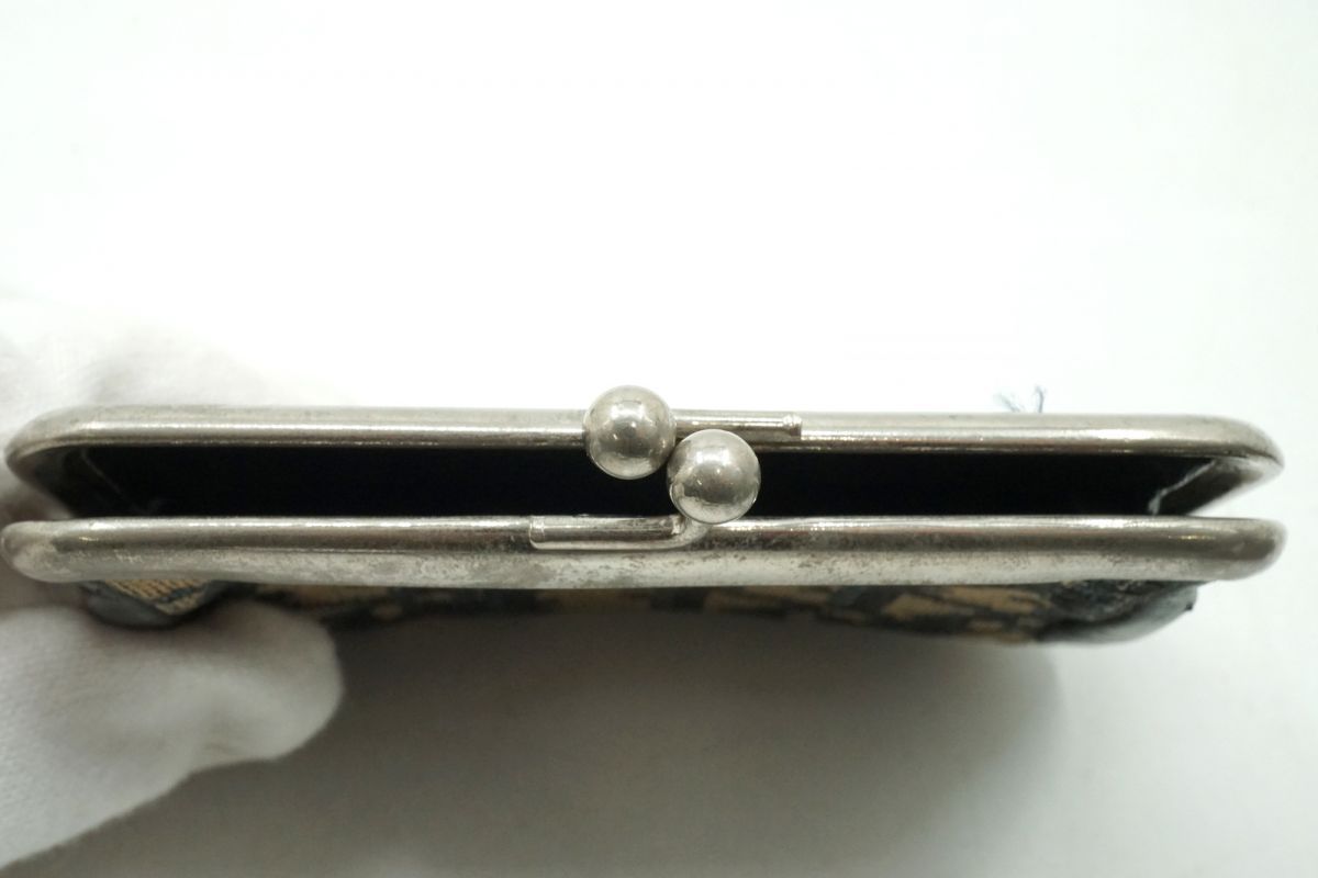 クリスチャン ディオール ヴィンテージ トロッター がま口 ミニ コイン