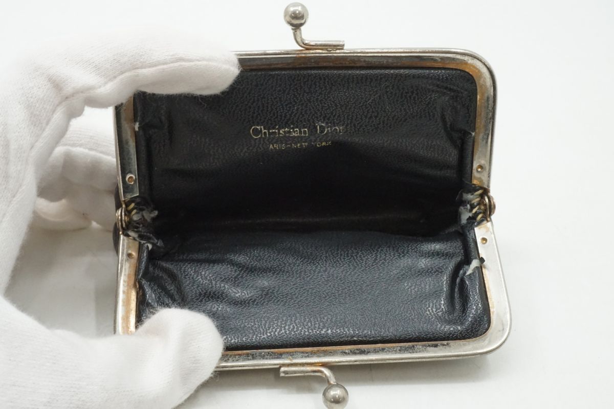 クリスチャンディオール　ChristianDior トロッター　がま口　小銭入れ brandeal_1114g2470