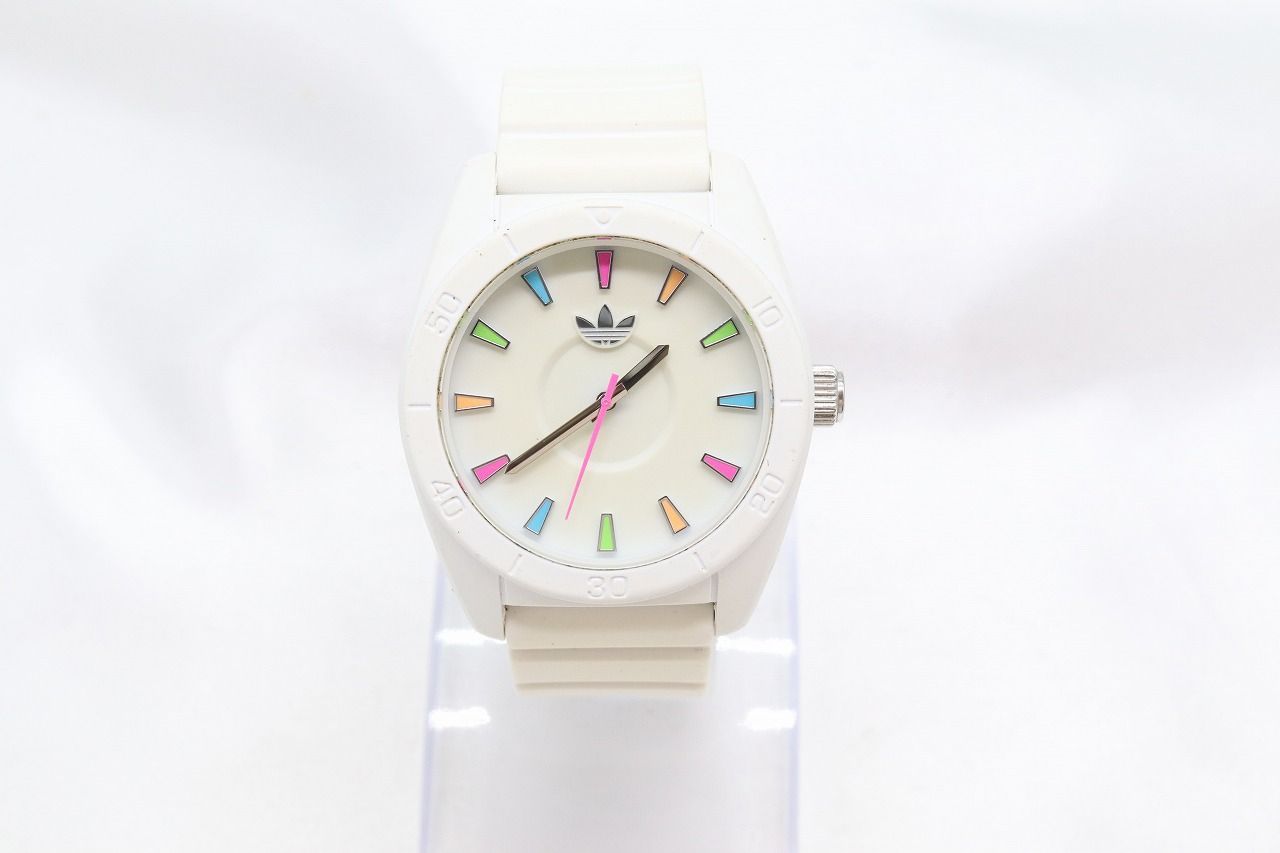 W286-14】動作品 電池交換済 adidas アディダス 腕時計 ADH2915 ラバー
