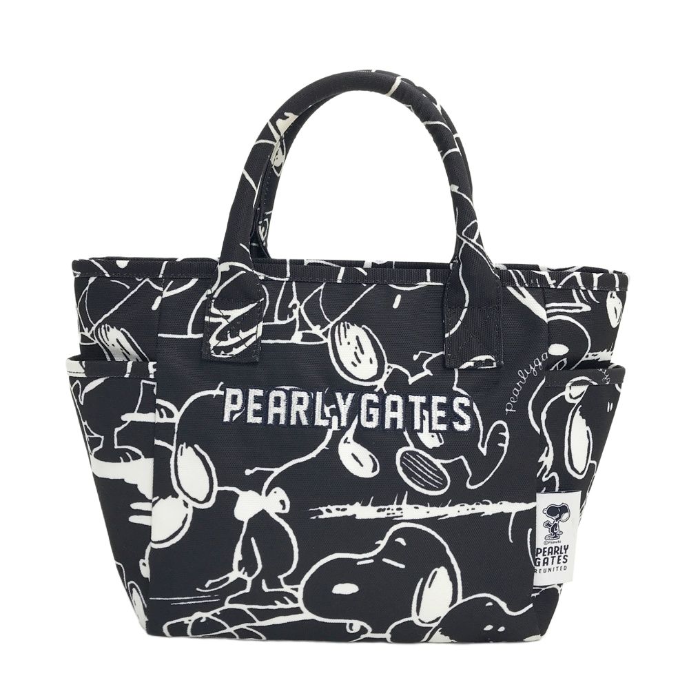 パーリーゲイツ　カートバッグ　SNOOPYスヌーピー　総柄 PEARLY GATES パーリーゲイツ ×PEANUTS カートバッグ スヌーピー 総柄
