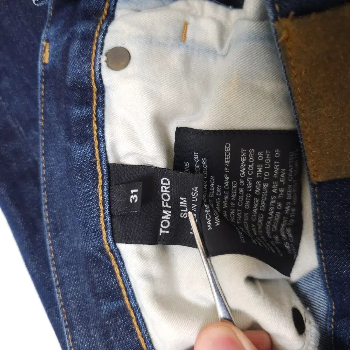 31) TOM FORD トムフォード ダークブルー デニム パンツ - メルカリ