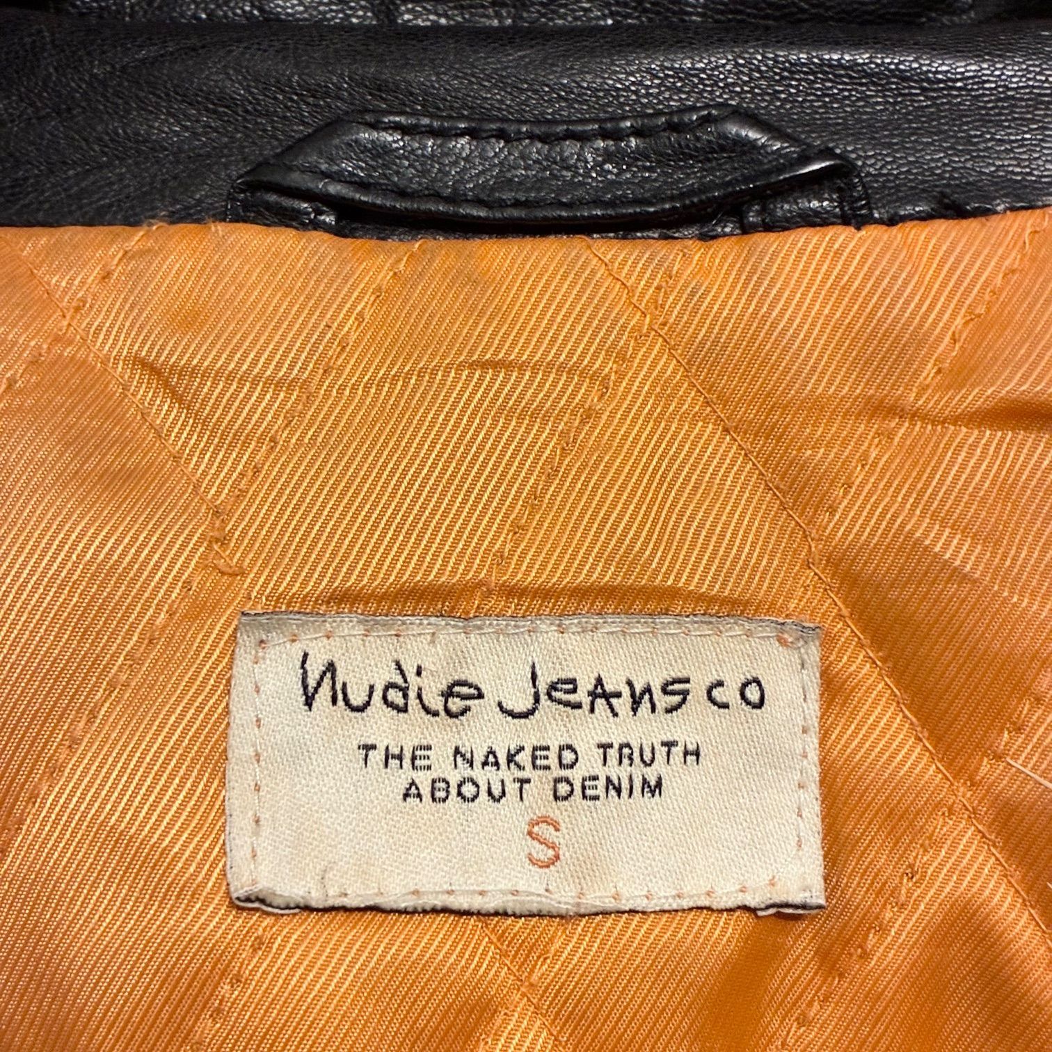 Nudie Jeans Goat Leather 本革 ヤギ革 ゴートレザージャケット 