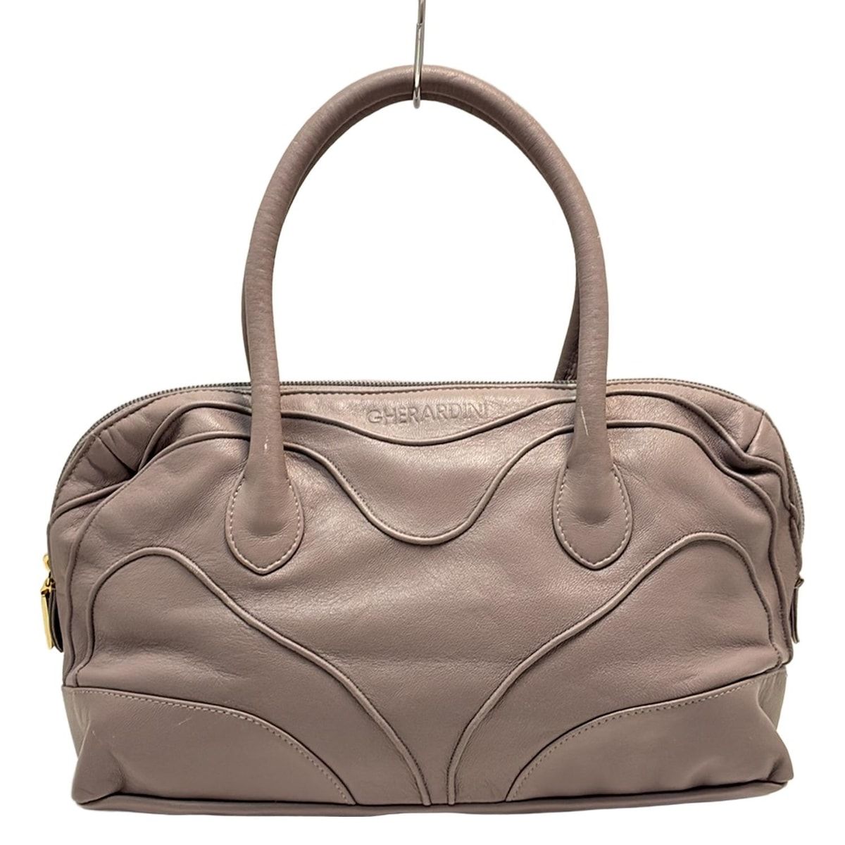 ★美品★ゲラルディーニ ハンドバッグ　近年モデル　黒ラメ 良品】ゲラルディーニ ソフティー トートバッグ ハンドバッグ 黒 希少