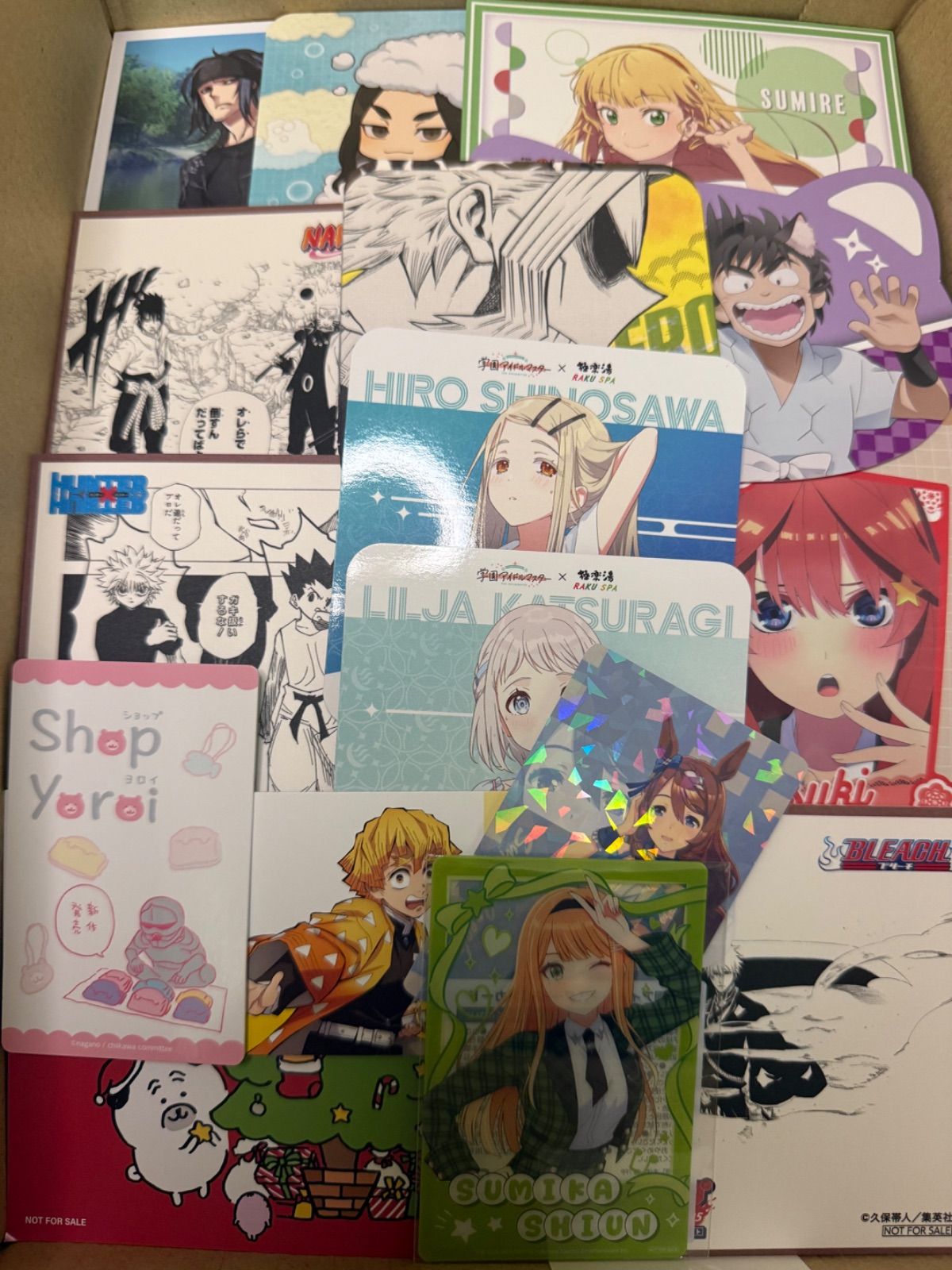 紙類 アニメ ゲーム まとめ売り 大量 コースター ポストカード カード