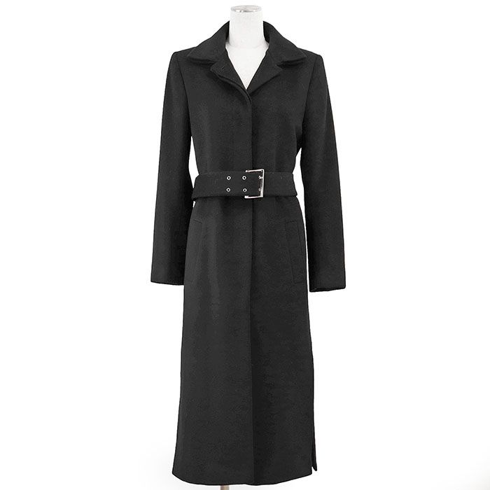 GUCCI ブラック ロングコート 42 美品】GUCCI グッチ トレンチコート 2005年製 ヴィンテージ ウール100