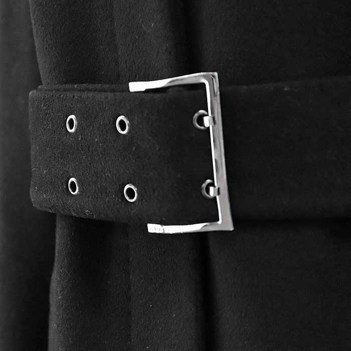 美品】GUCCI グッチ メルトンコート ウール x カシミヤ トムフォード期