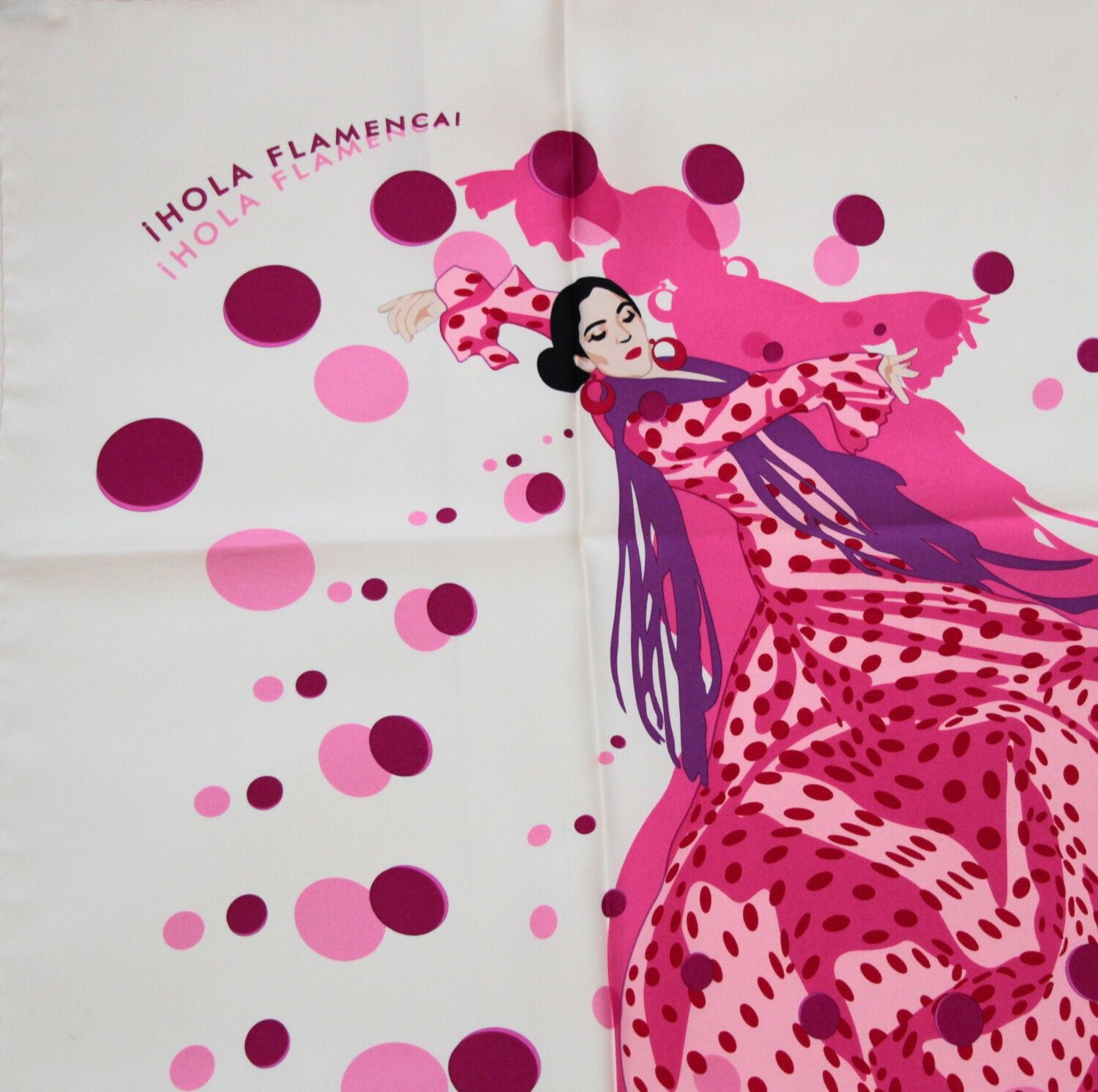 エルメススカーフ カレ90/柄名:オラ・フラメンカ 楽天市場】HERMES エルメス カレ90 スカーフ フラメンコ HOLA FLAMENCA