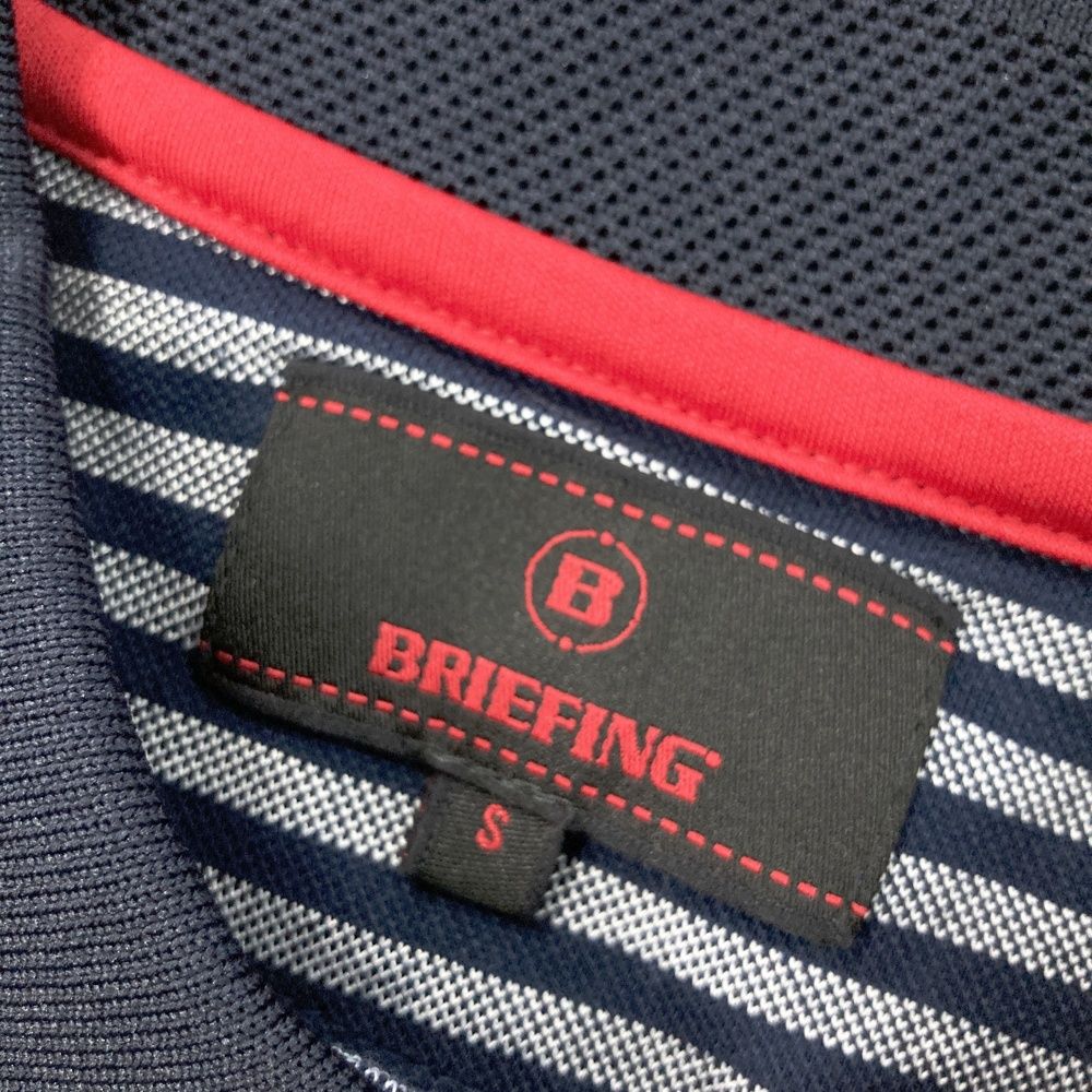 BRIEFING 半袖ポロシャツ S ネイビー/ホワイト BRIEFING GOLF（ブリーフィングゴルフ） セール20％OFF 日本正規品
