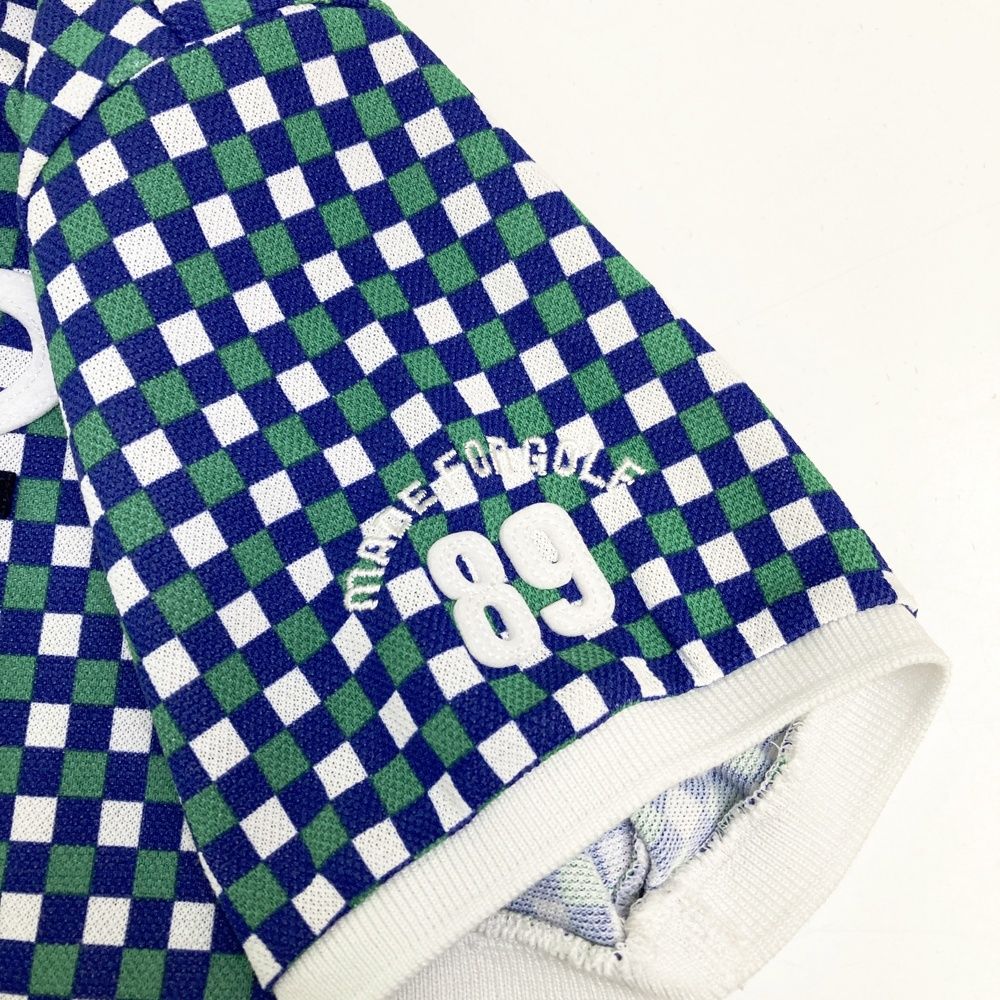 サイズ：2 PEARLY GATES パーリーゲイツ 半袖ポロシャツ チェッカー柄