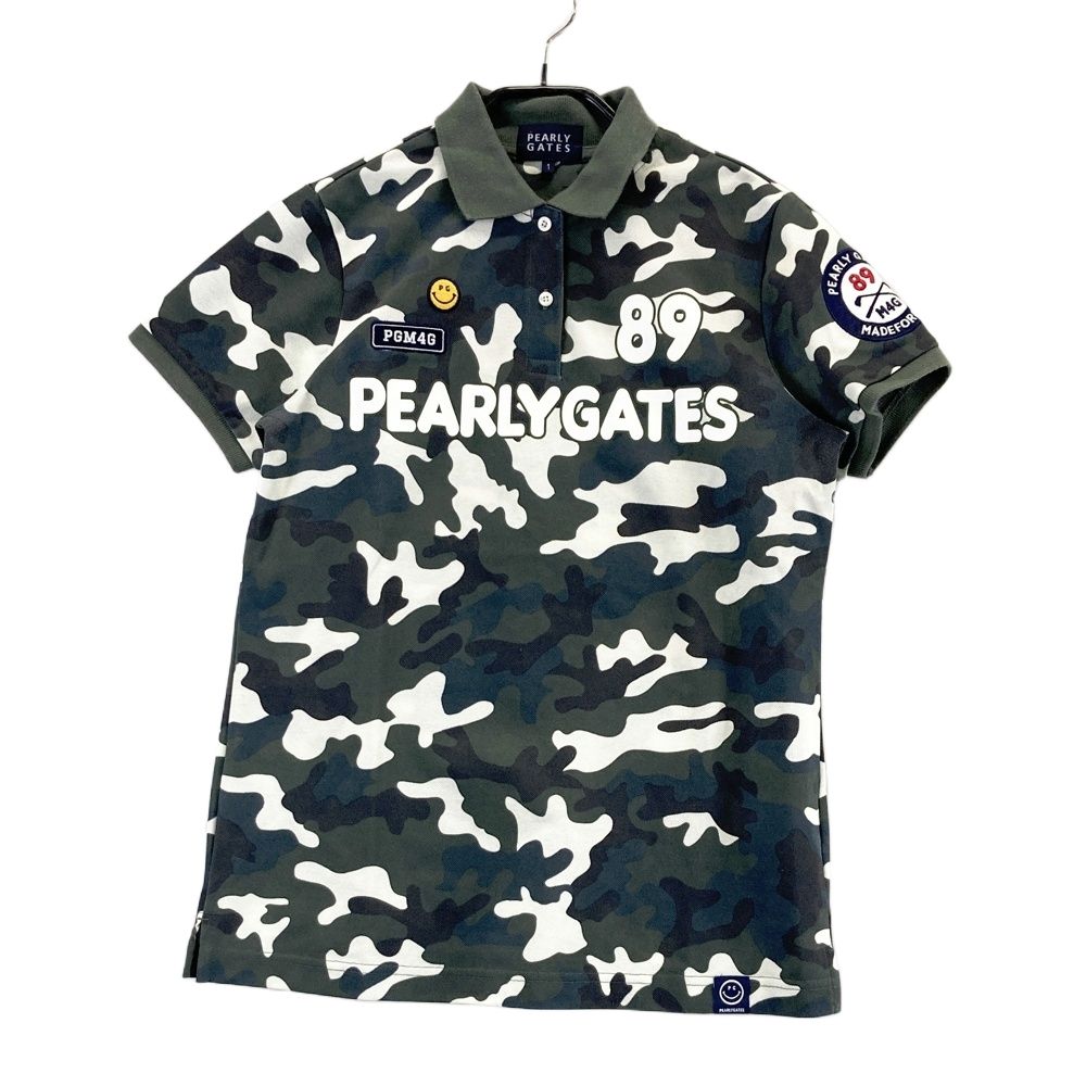 PEARLY GATES パームツリー柄 ポロシャツ サイズ1 新品 パーリーゲイツポロシャツサイズ0 パーリーゲイツポロシャツサイズ0