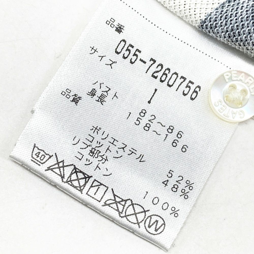 サイズ：1 PEARLY GATES パーリーゲイツ 半袖ポロシャツ ニコちゃん