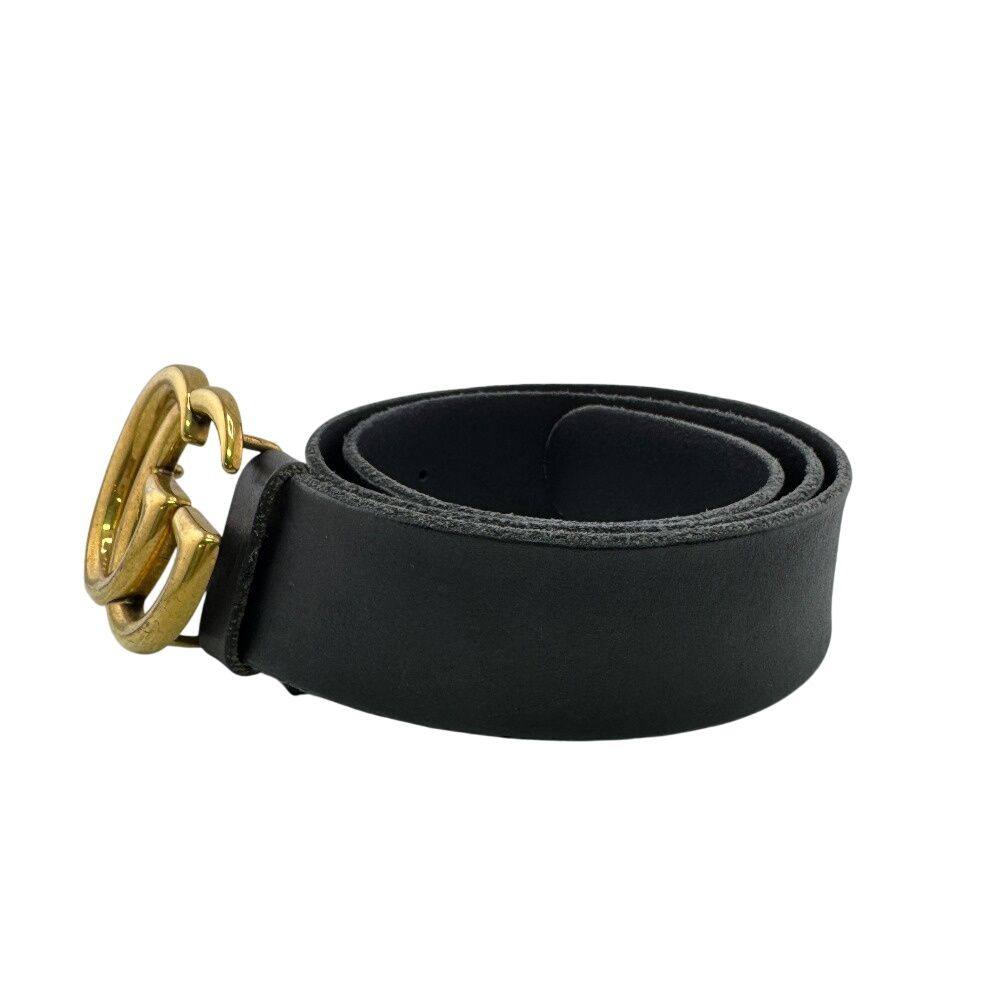GUCCI グッチ 493949 GGマーモント 75/30 ベルト ブラック ユニ
