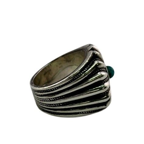 新品未使用　GUCCI　シルバーリング　ターコイズ　フラワー　18号 新品未使用 GUCCI シルバーリング ターコイズ フラワー 18号